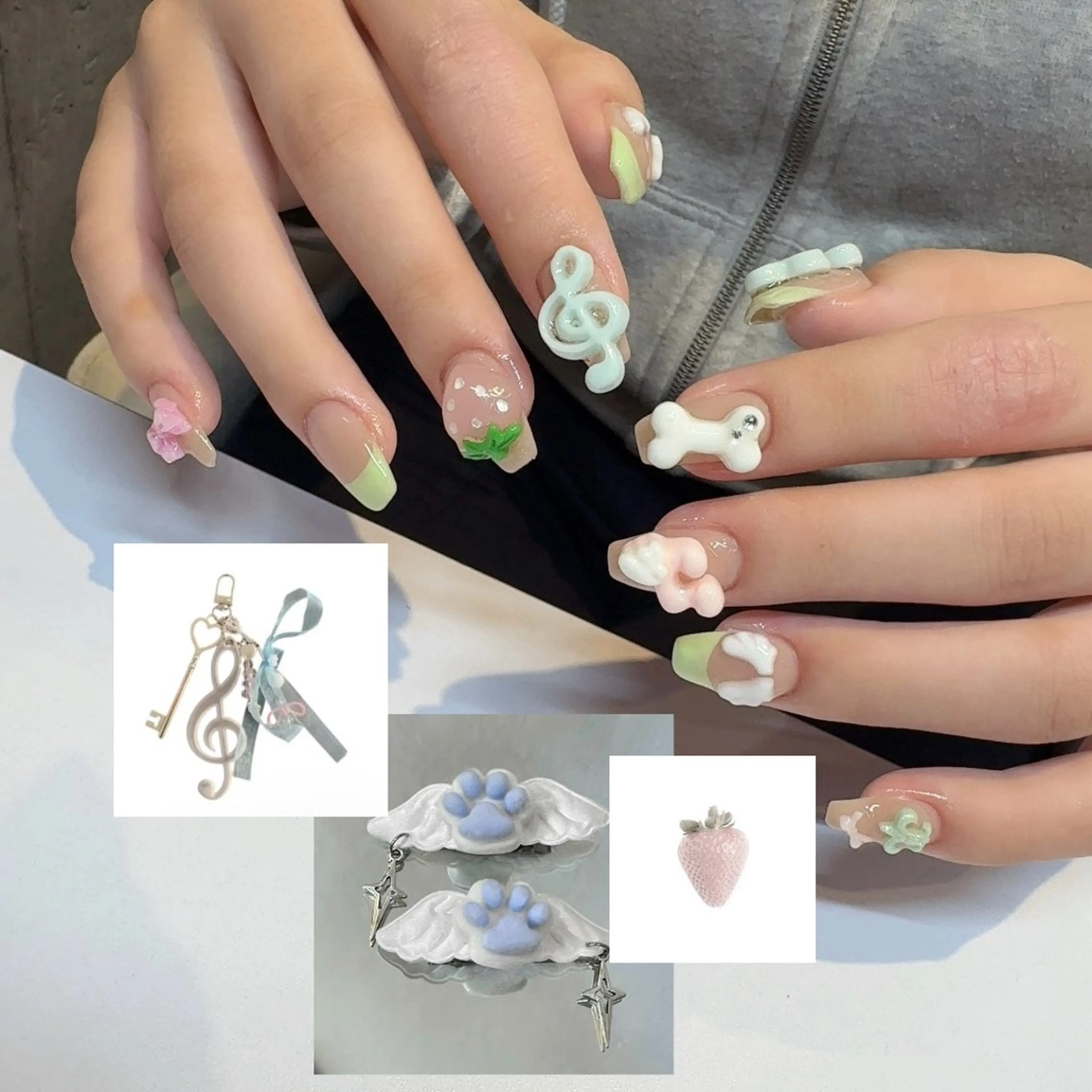 ネイル ハンドネイル ☁️BLITZ 🎀笠原雪音🎀のネイルデザイン