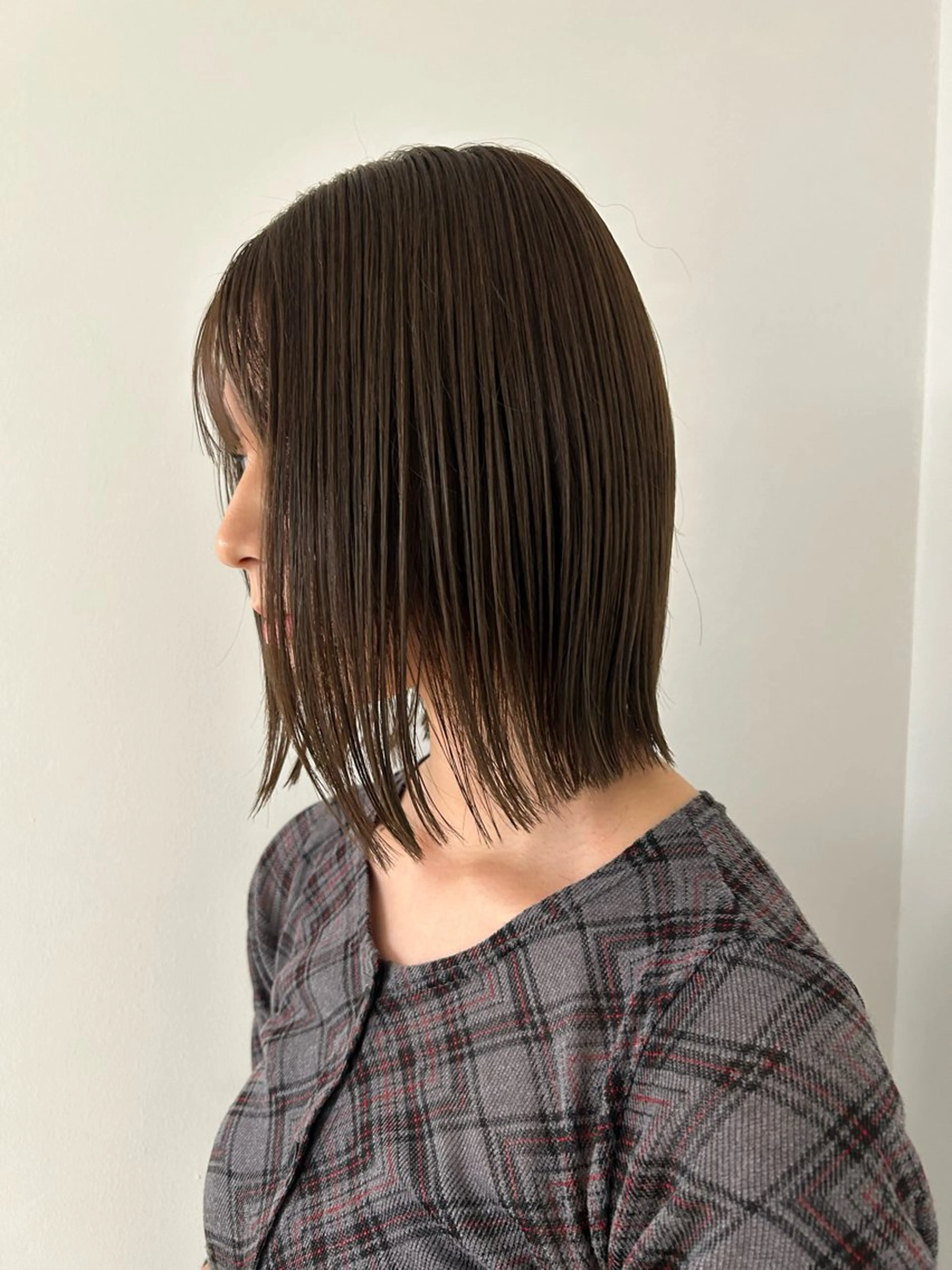 ミディアム カラー カット ヘアカラー トリートメント ケアパーマ/ケアブリ ーチdaisukeのヘアスタイル