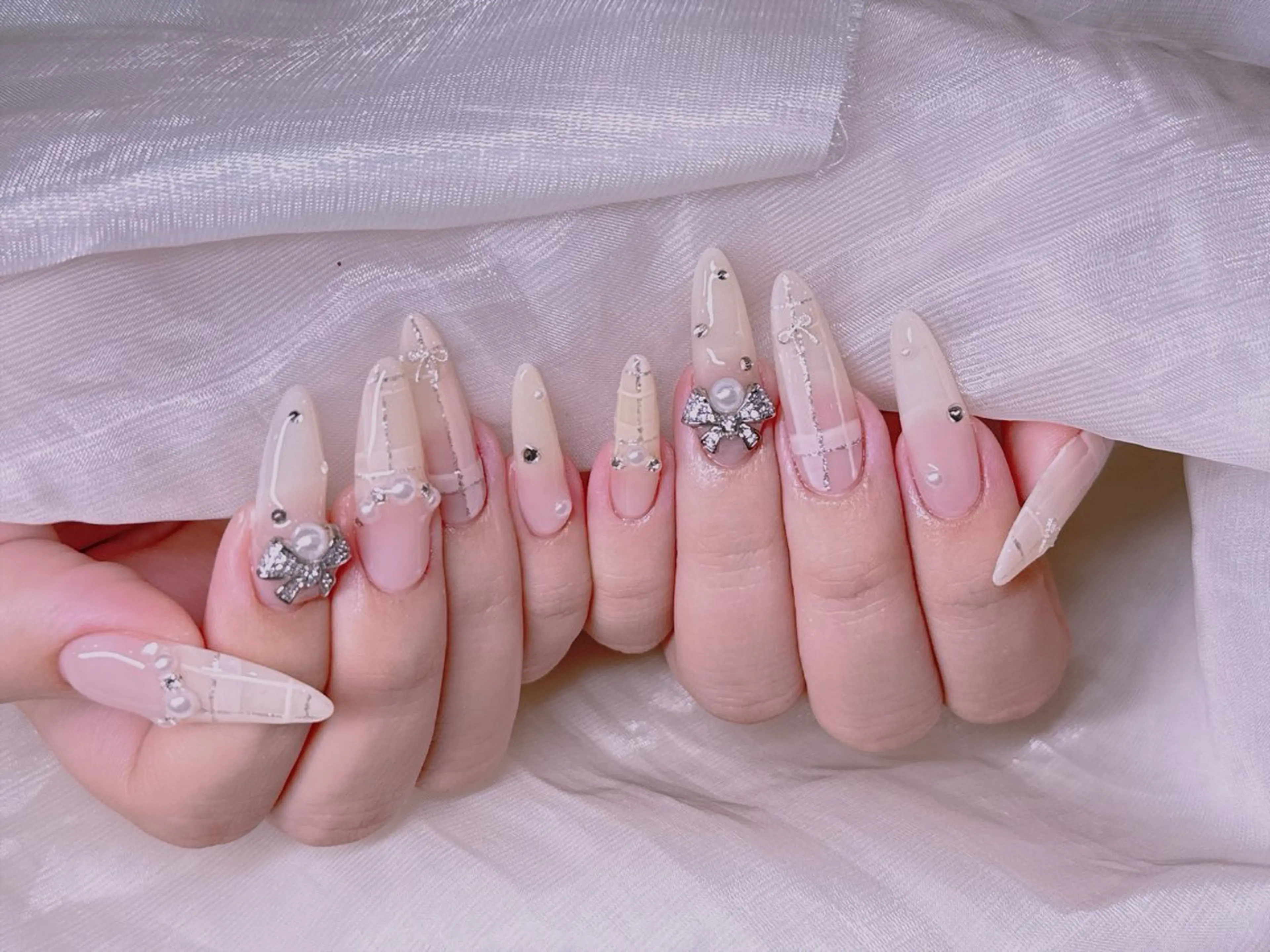 ネイル 長さだし専門店 M2　rikaのネイルデザイン