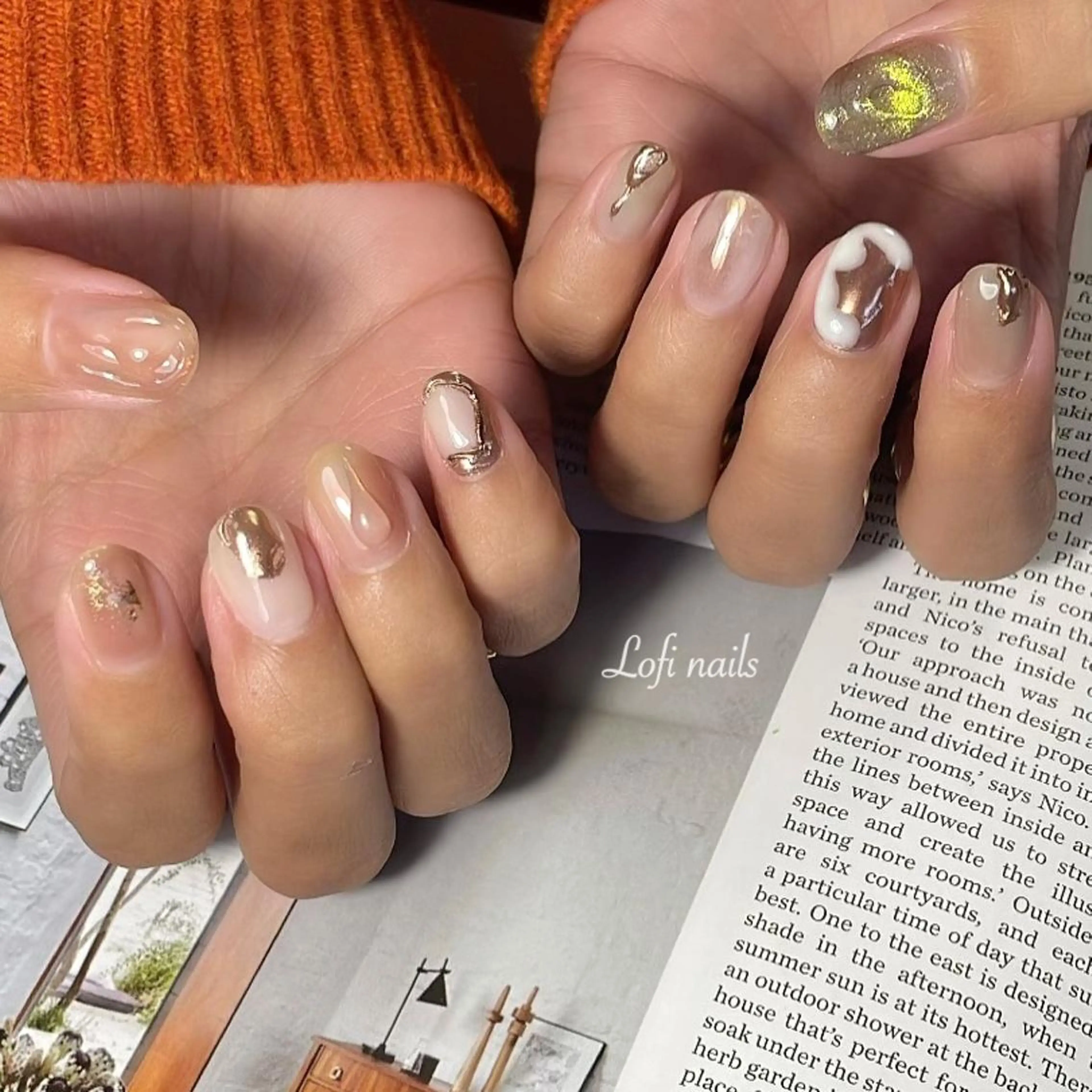 ショート ネイル Lofi nails ゆきこのネイルデザイン
