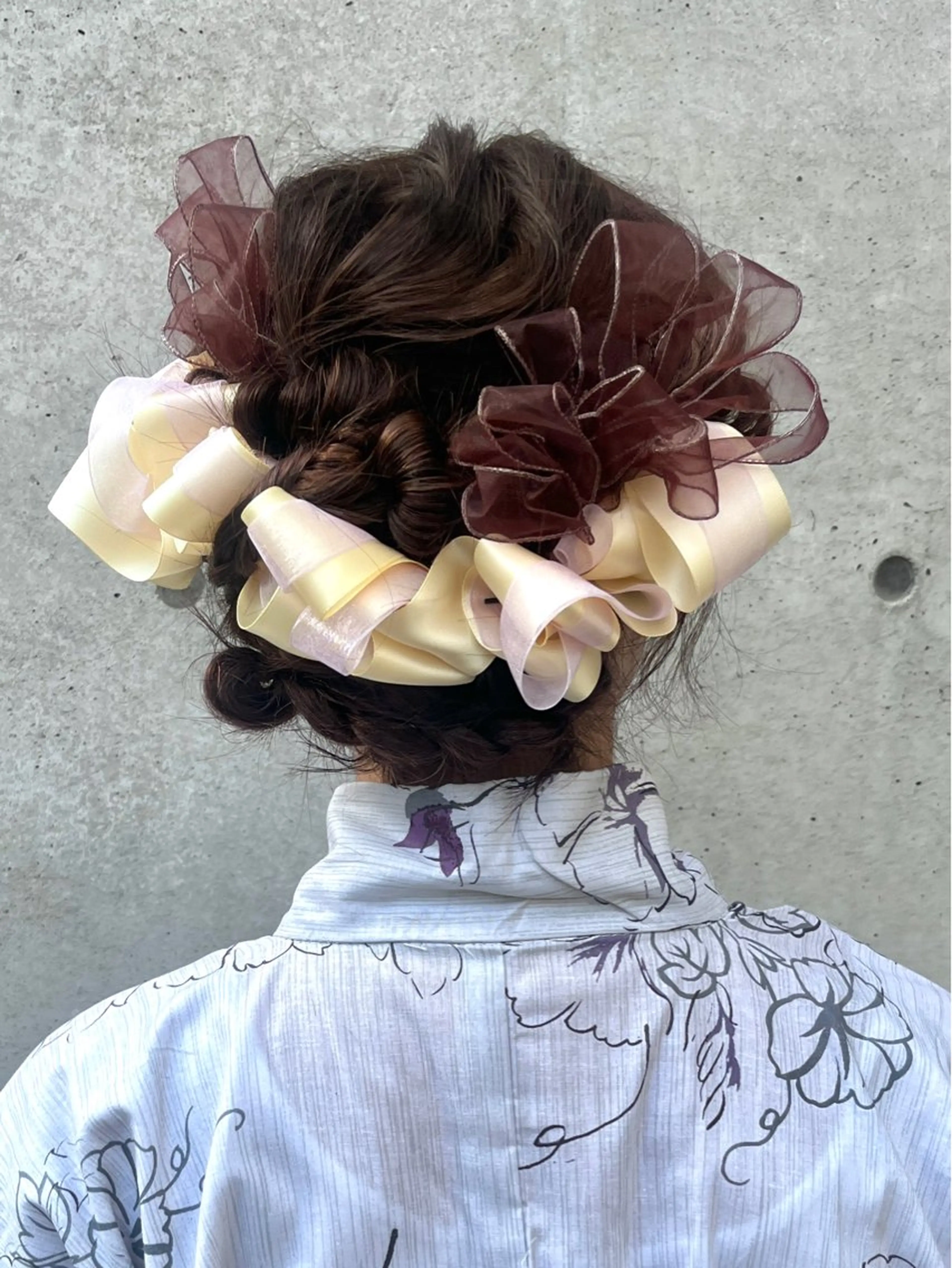 ヘアアレンジ 浴衣 🫧Shanti🫧 ばんだいのヘアスタイル