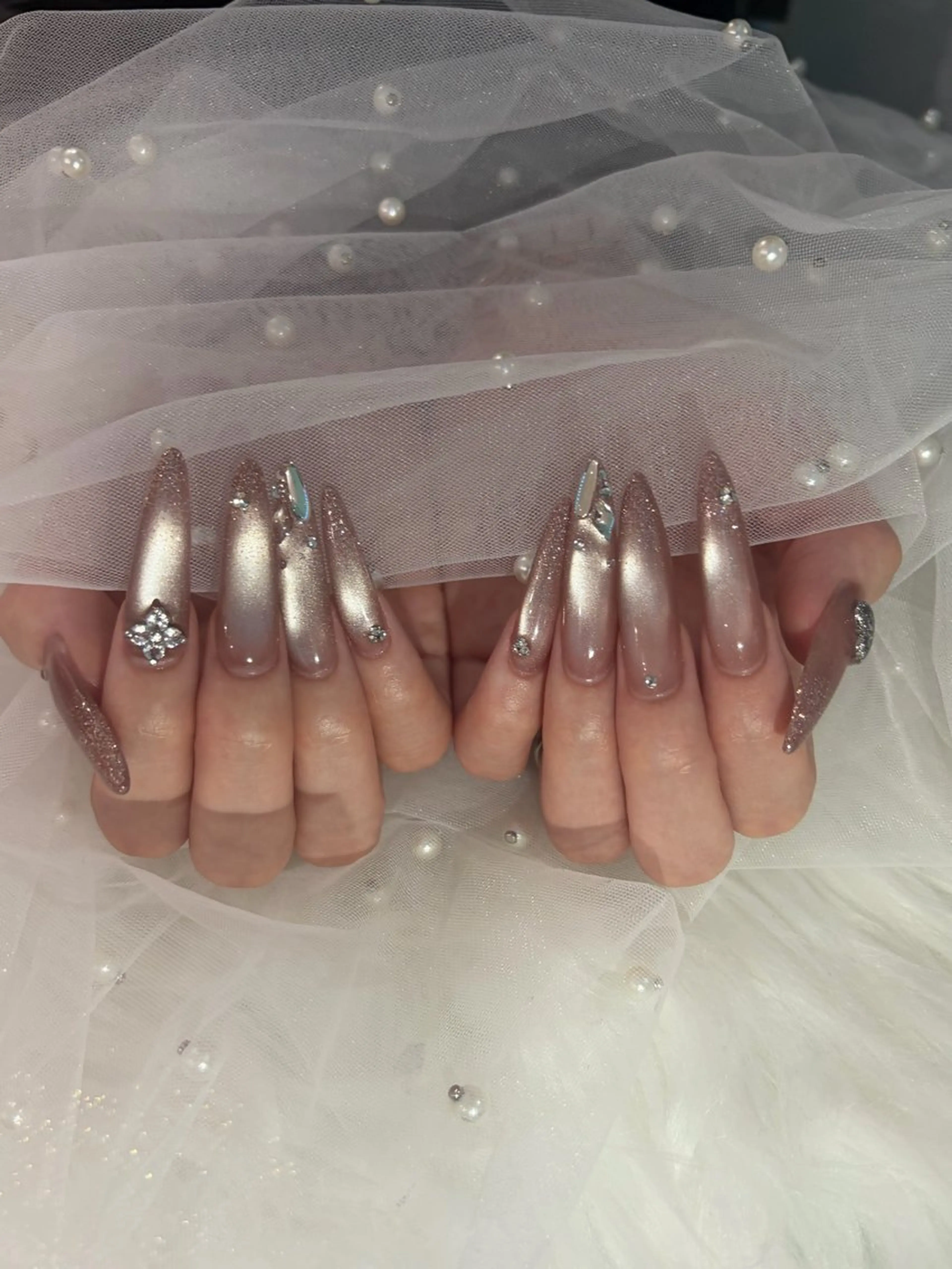 ネイル ハンドネイル Mermaid Nail/Ayamiのネイルデザイン