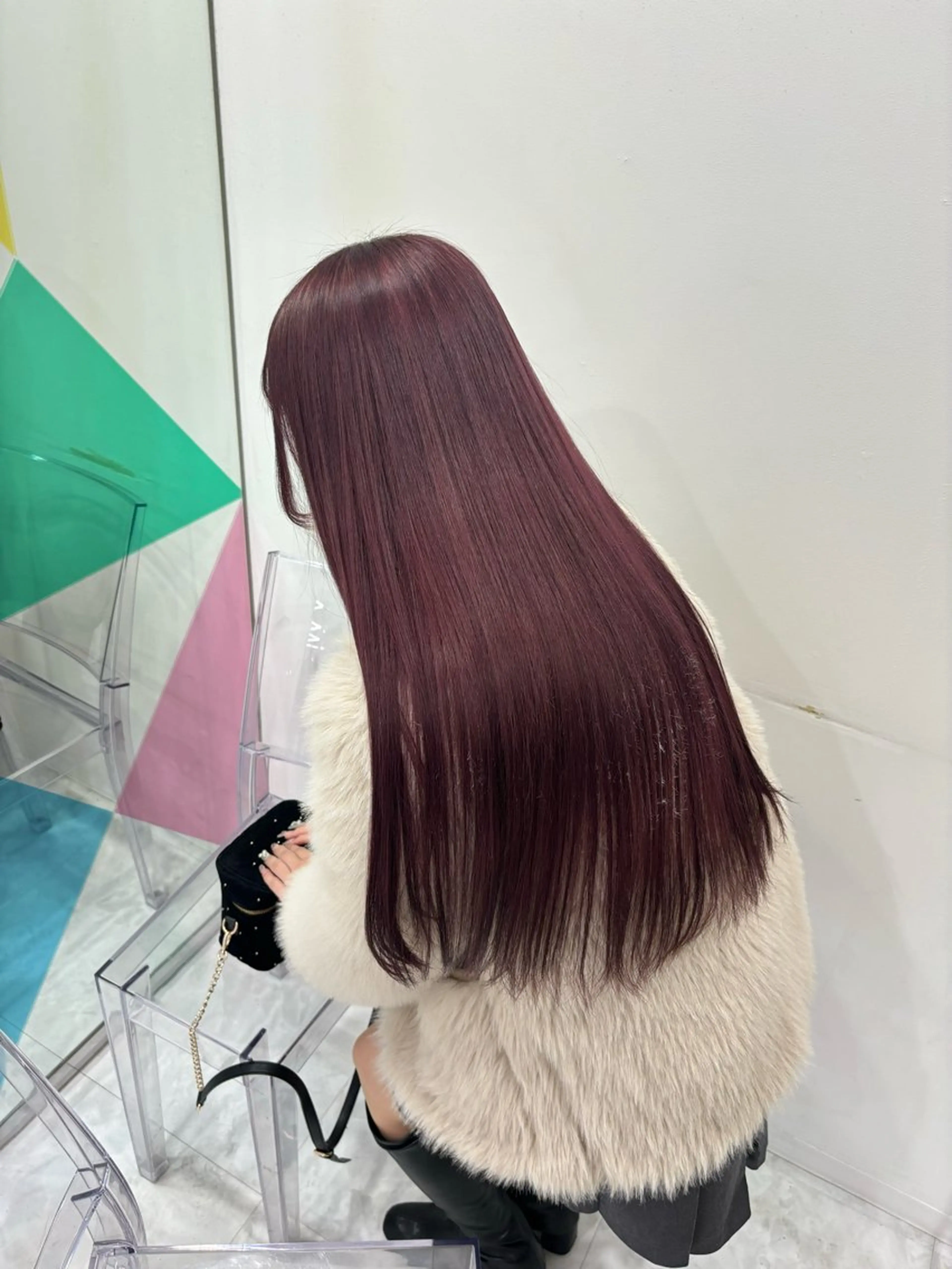ロング カラー ヘアアレンジ ケアカラー ロング ヘアカラー 🤍韓国暖色ヘアNo .1🤍渋谷/らいるのヘアスタイル