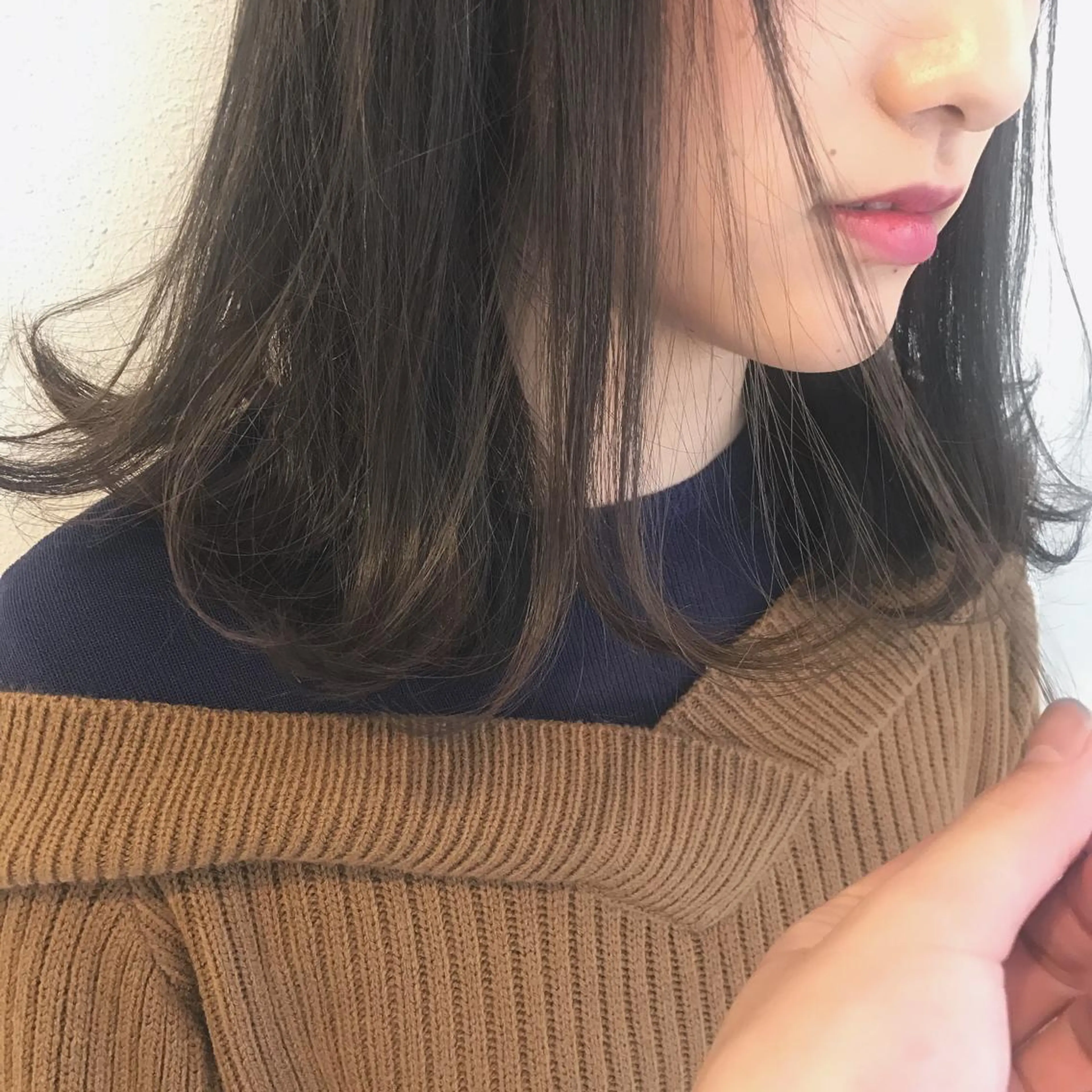 ミディアム カラー 透明感カラー DopeLIT モデル募集中のヘアスタイル
