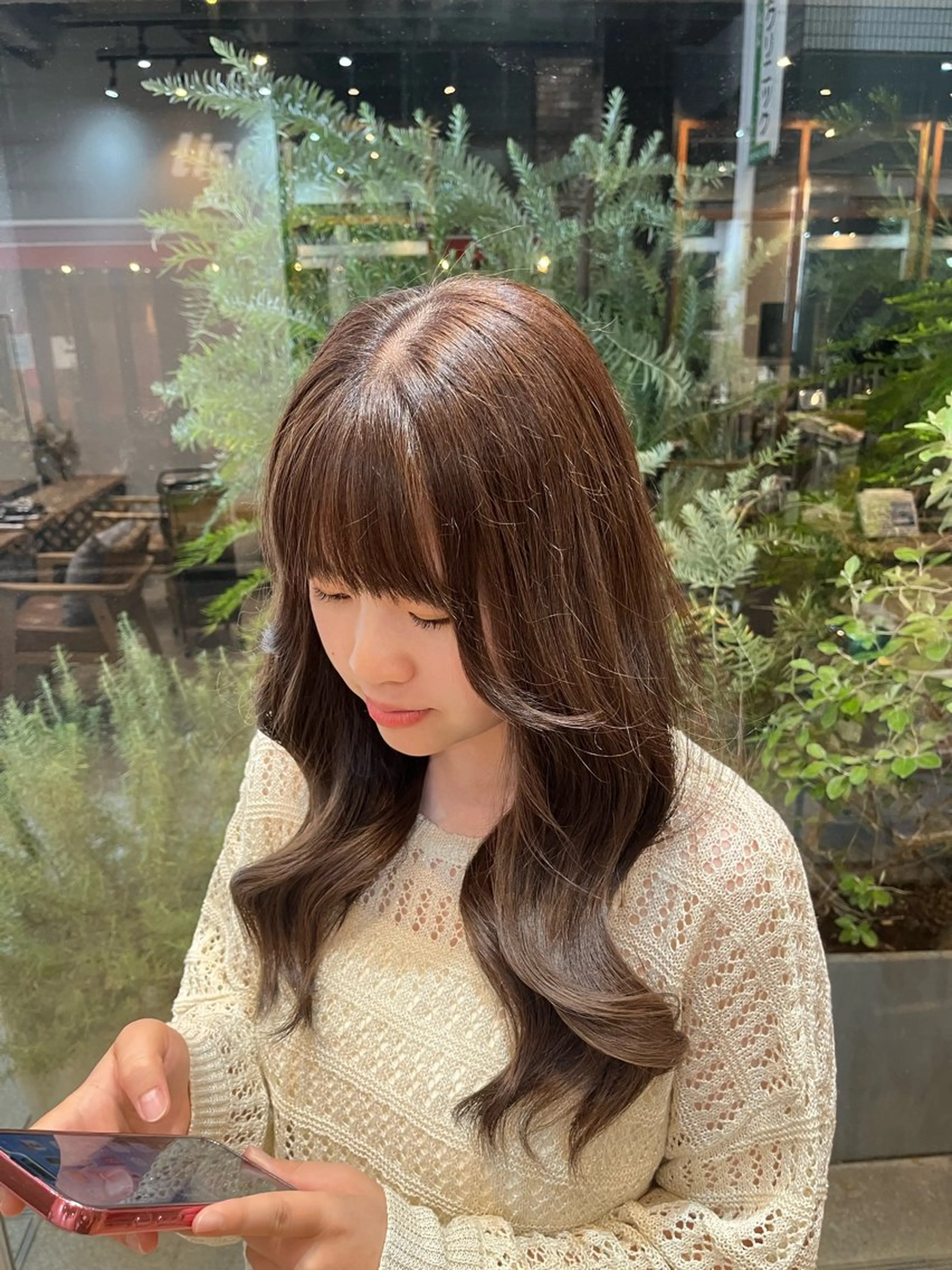 ロング 相田 佳乃のヘアスタイル