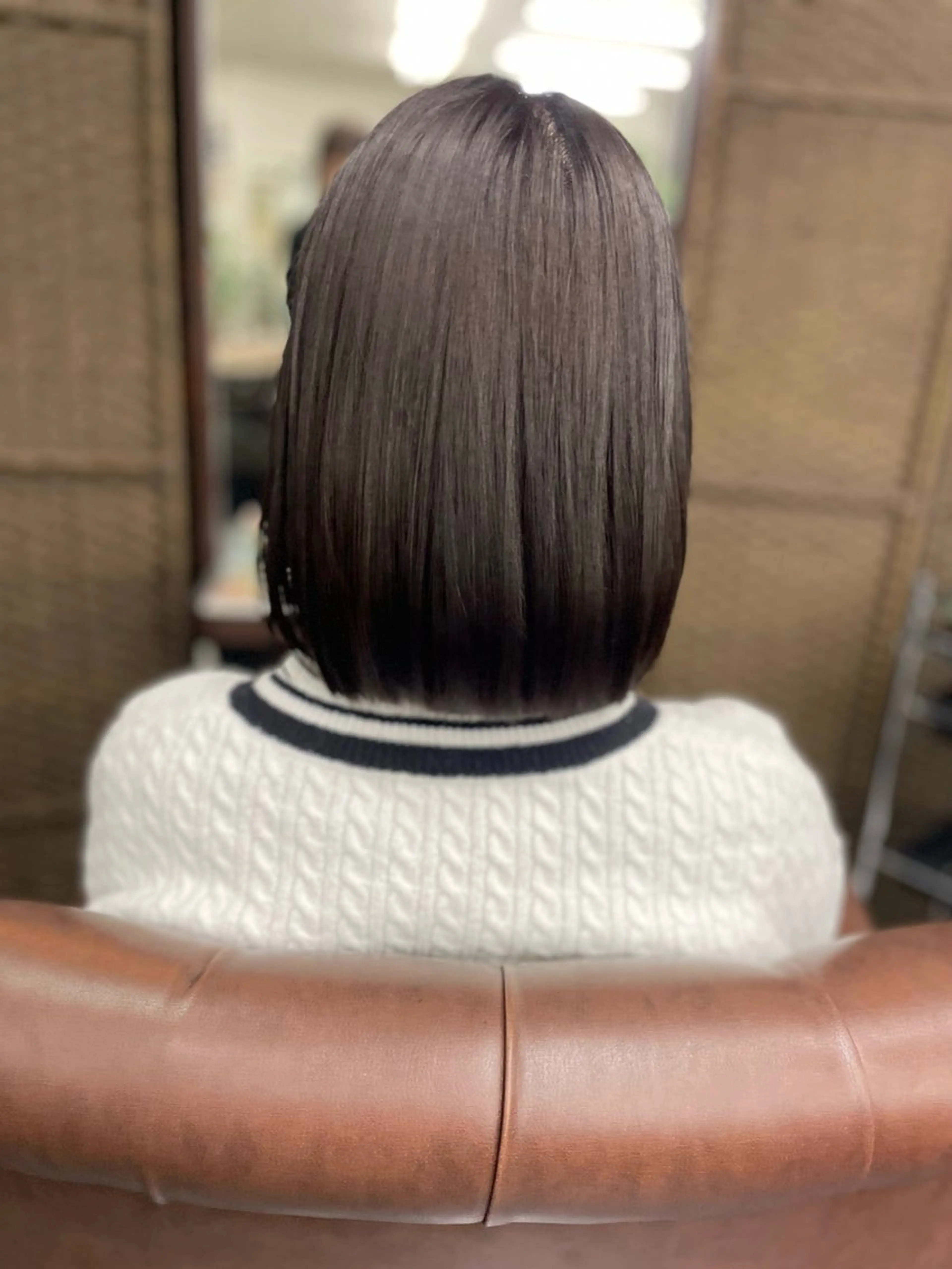 ミディアム カラー ブラウンカラー ヘアカラー トリートメント 沢田 瞳のヘアスタイル