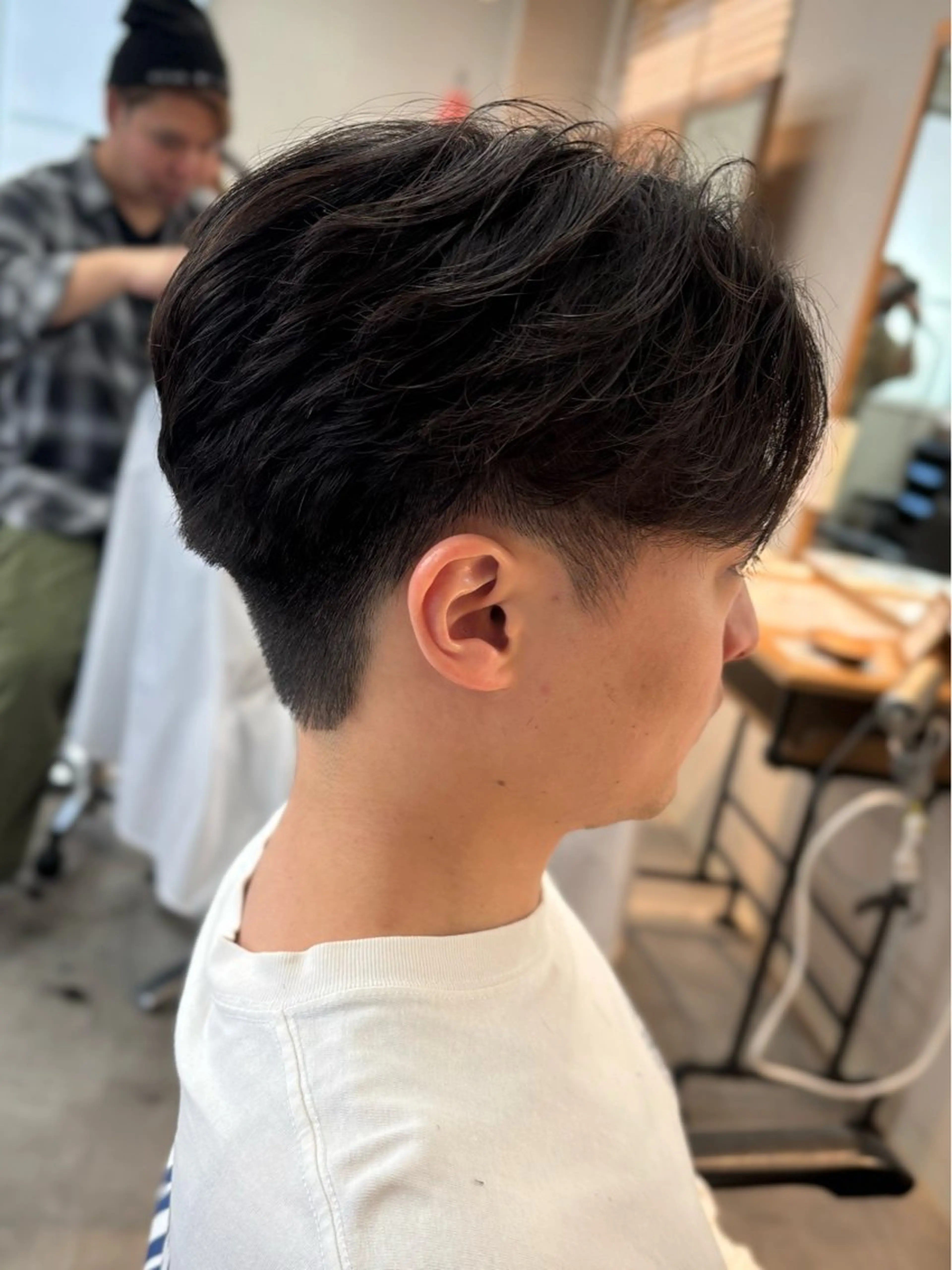 パーマ メンズ フェザーパーマ メンズパーマ カット パーマ 保立/フェザーパーマ /メンズカット千葉のヘアスタイル