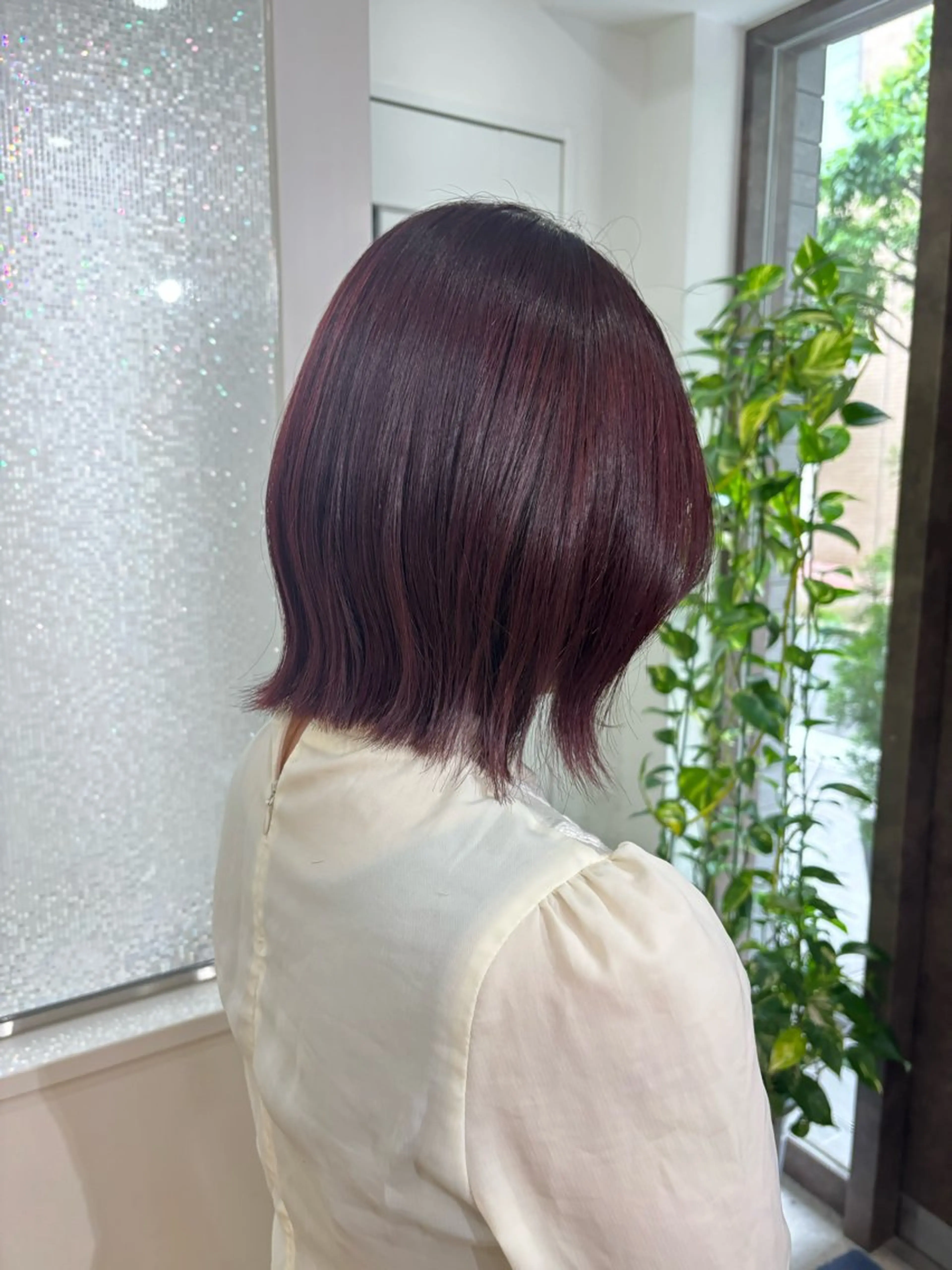 カラー カット ヘアカラー ボブ/ハイライト🦓 /harukaのヘアスタイル