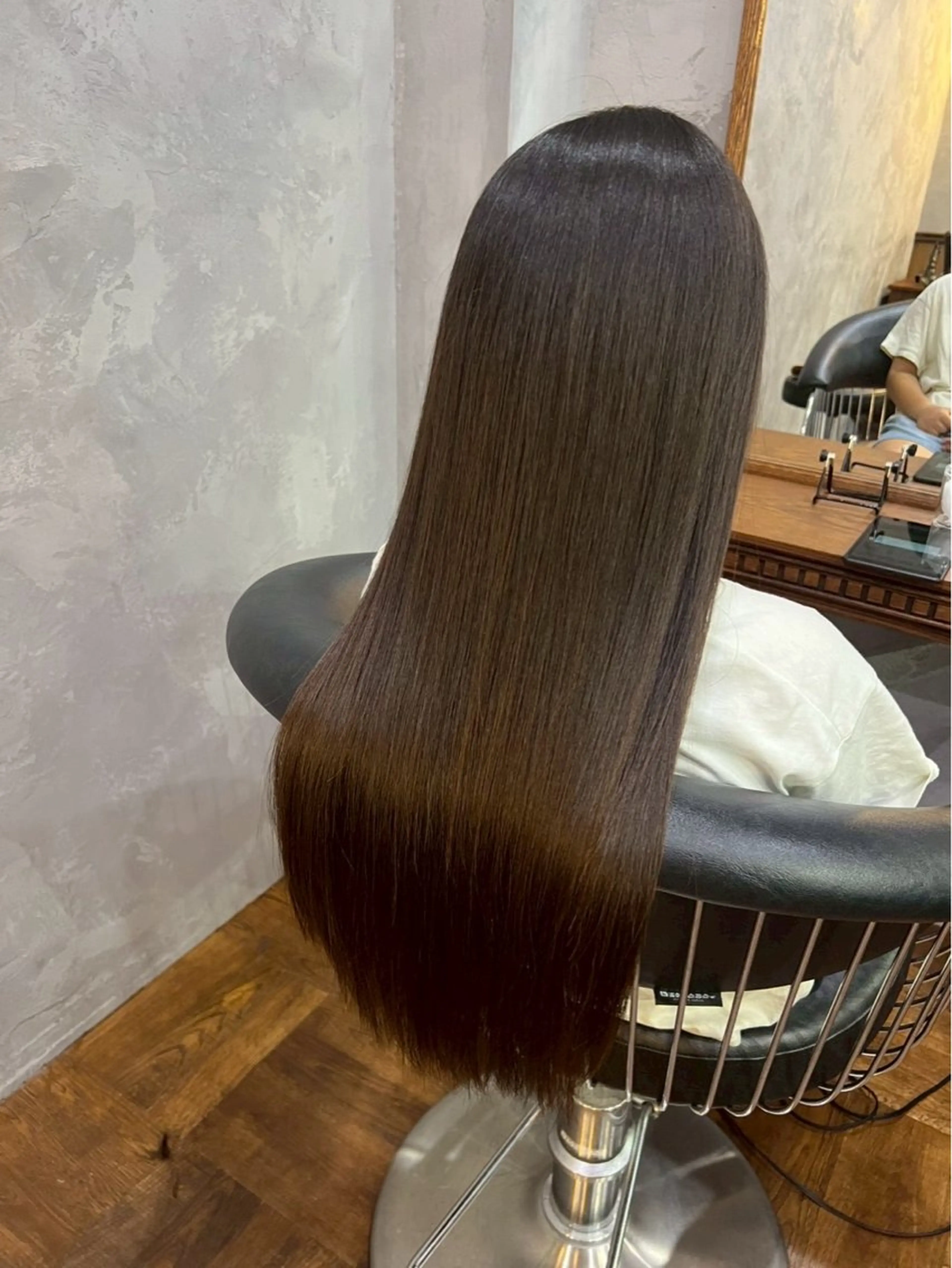 ロング 縮毛矯正 トリートメント 小野 竜聖のヘアスタイル