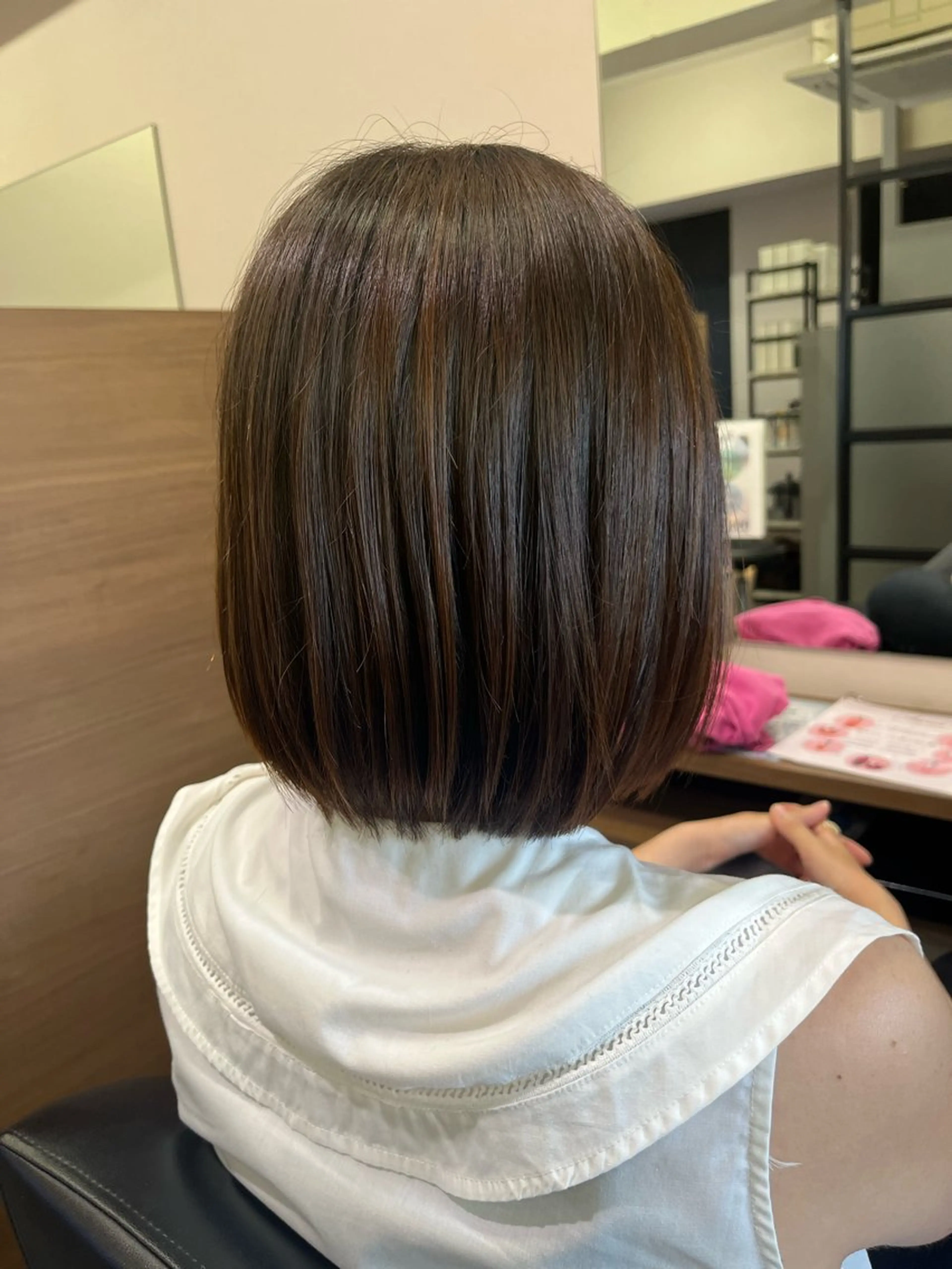 ショート 骨格/顔型/パーソナ ルカラー診断/中野のヘアスタイル