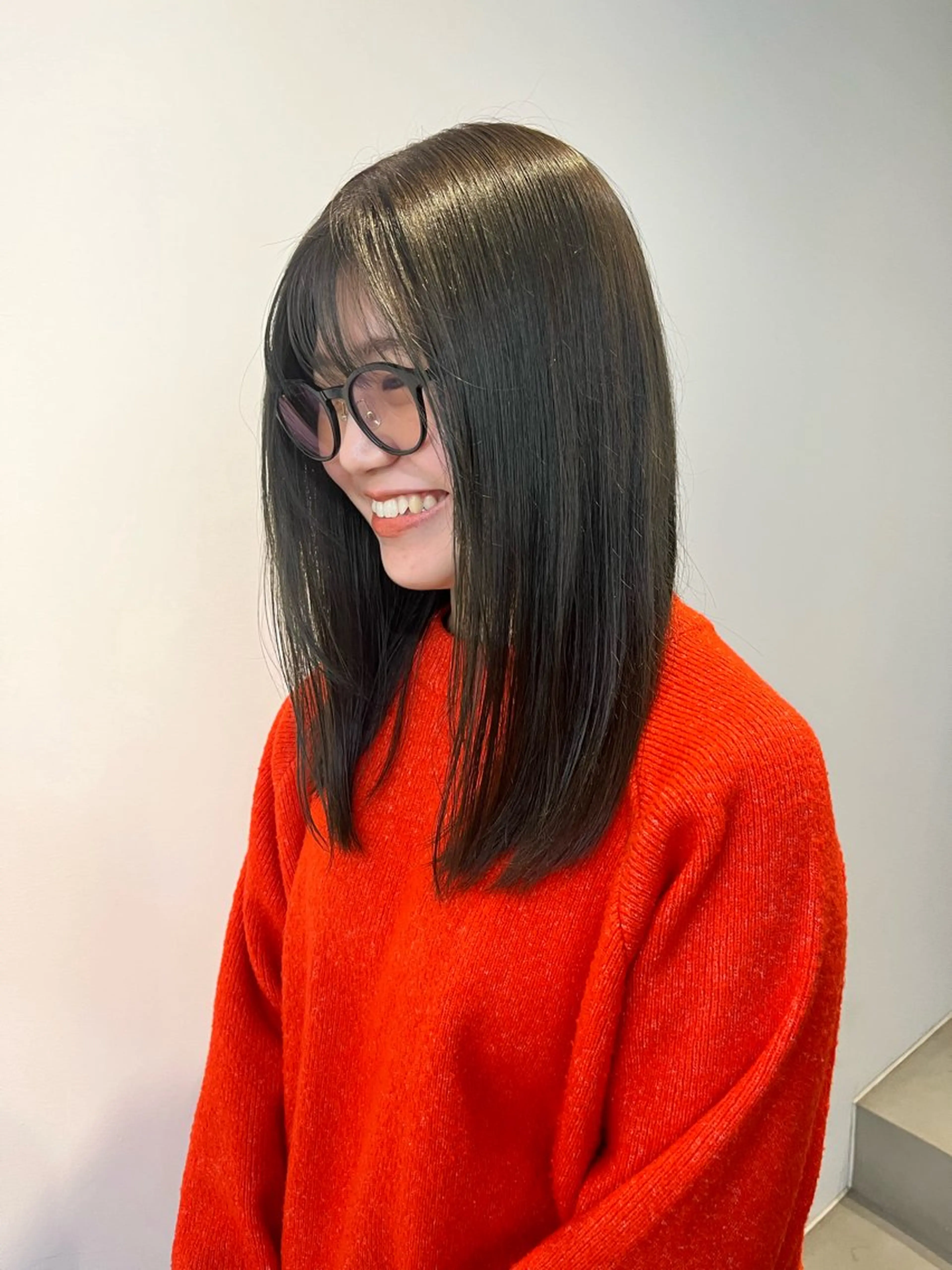 ワンカラー+OLAPLEXトリートメント🐈⬛の写真