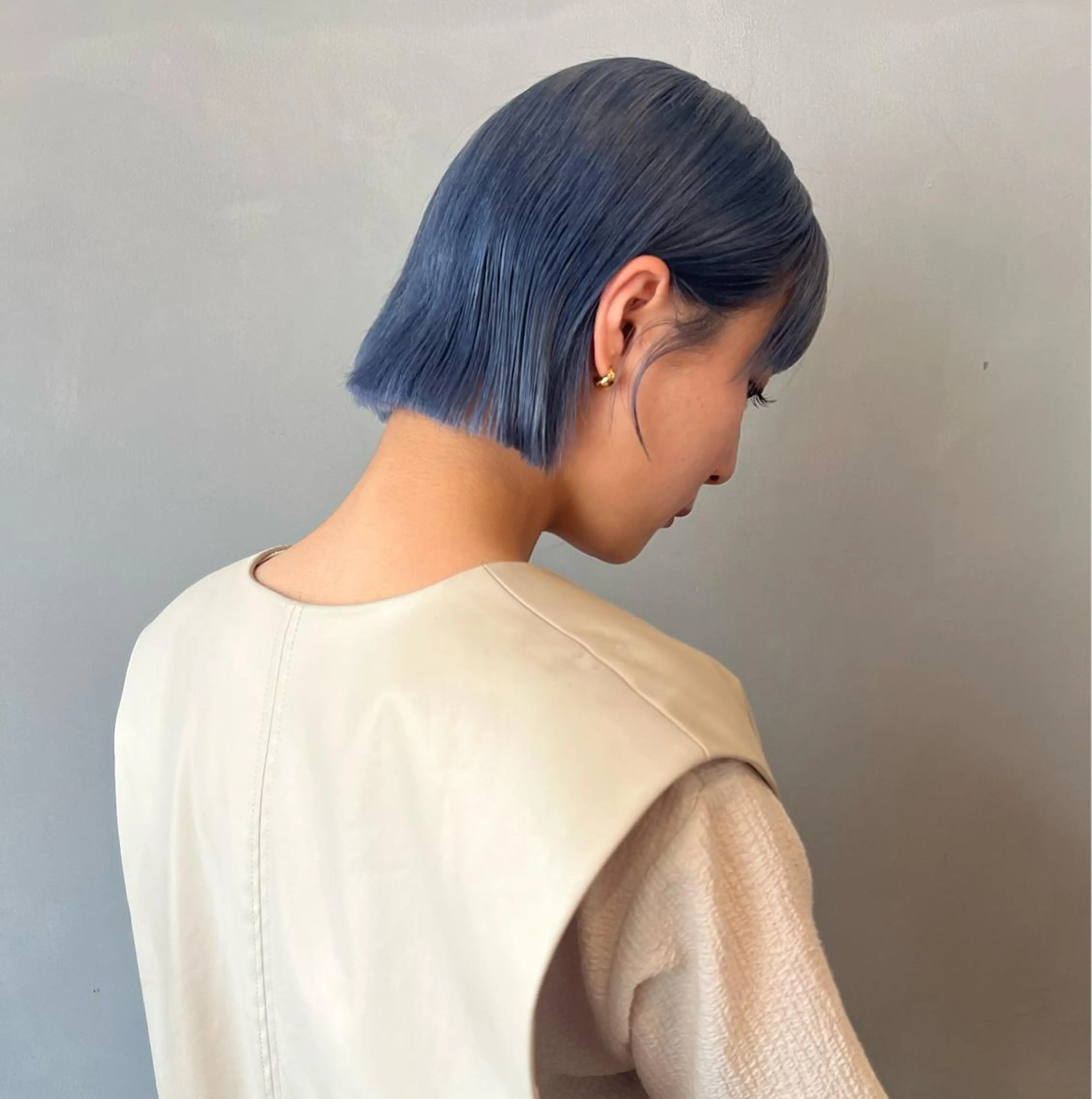 ミディアム カラー 美髪・シールエクステ ホソタニリョウコのヘアスタイル