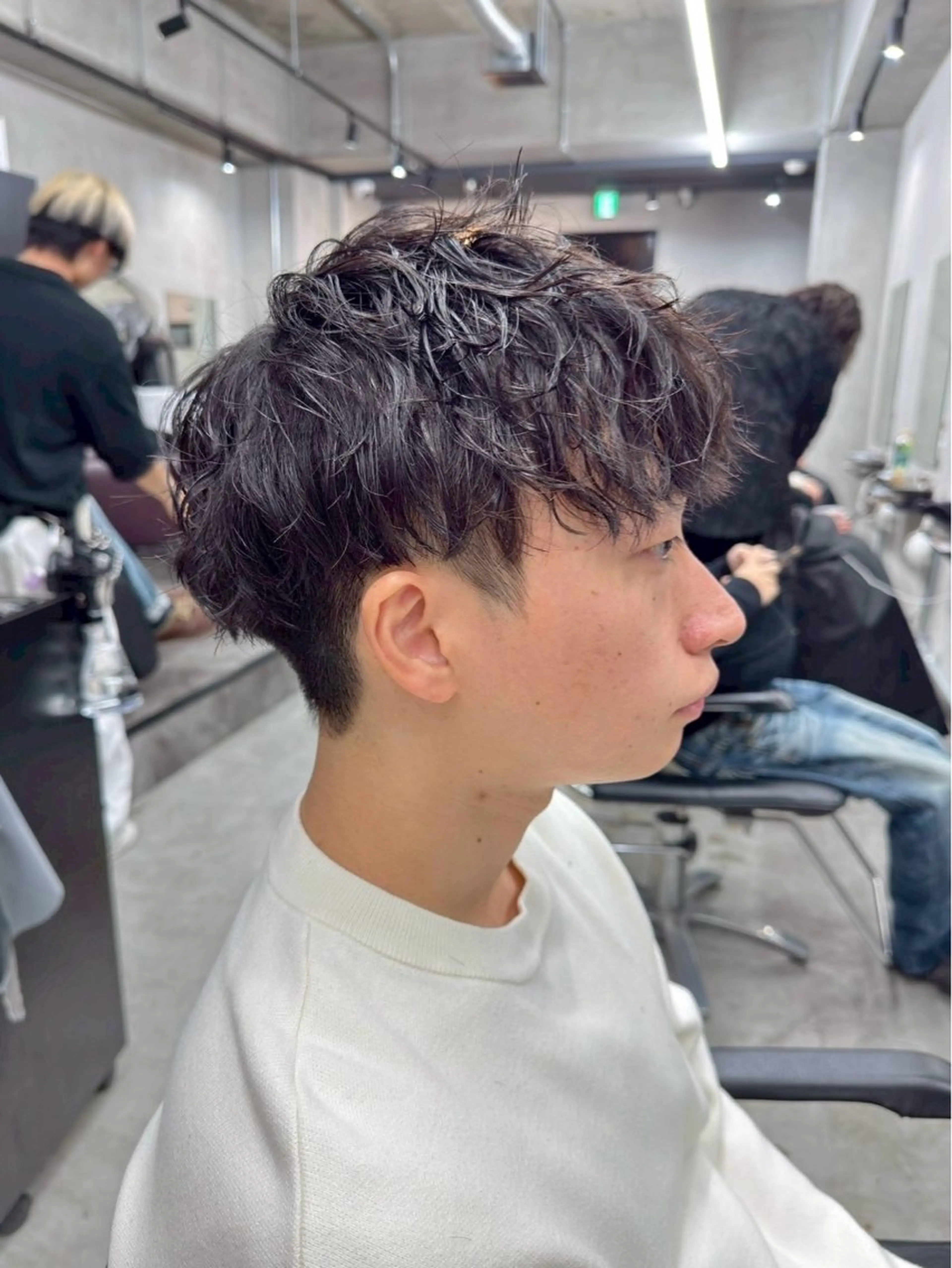 パーマ メンズ 🌀朝1分でキマるメ ンズパーマ清水真之介のヘアスタイル