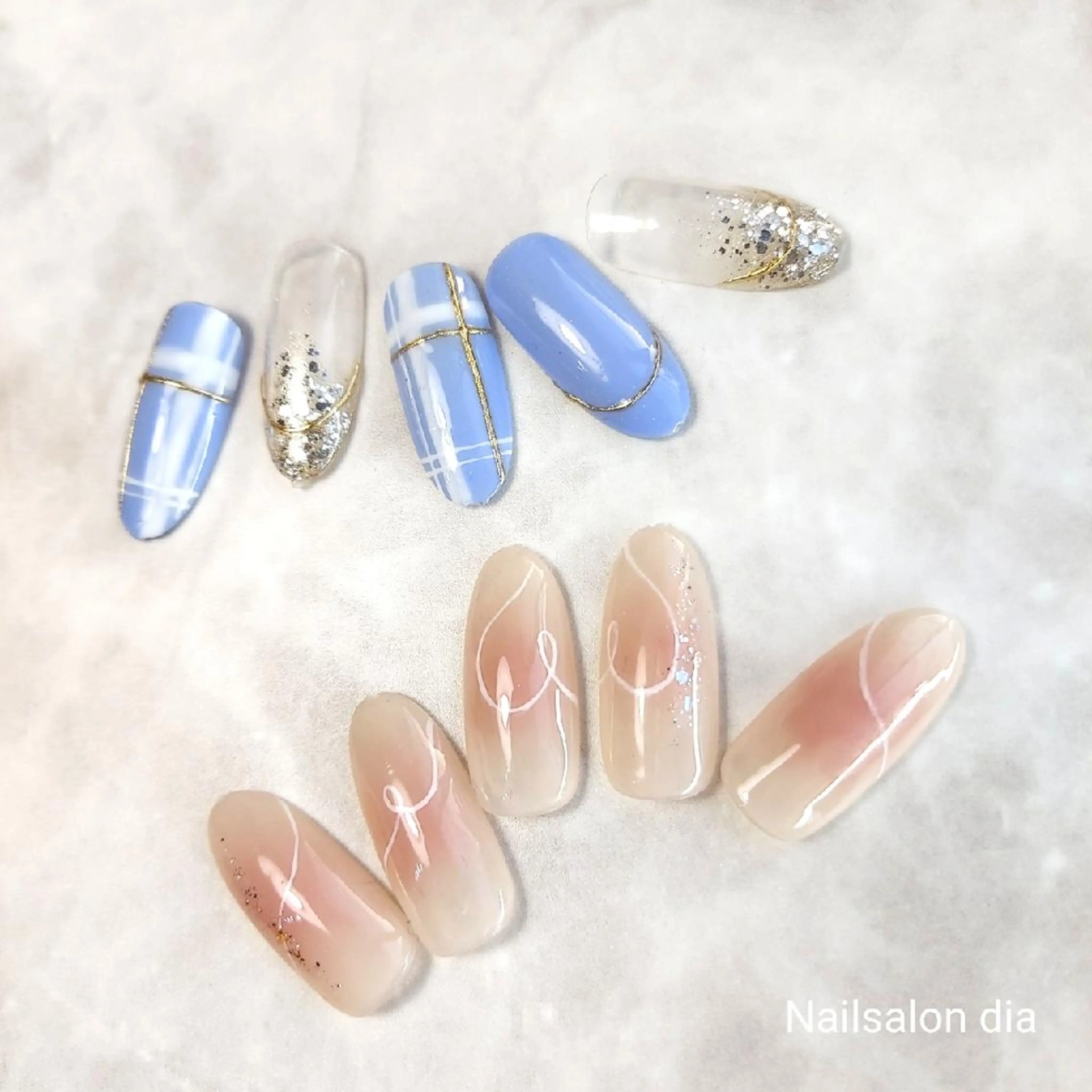 ネイル チークネイル フラワーネイル キラキラネイル マグネットネイル ミラーネイル ハンドネイル 栗東駅 徒歩10分 ネイルサロン ディアのネイルデザイン