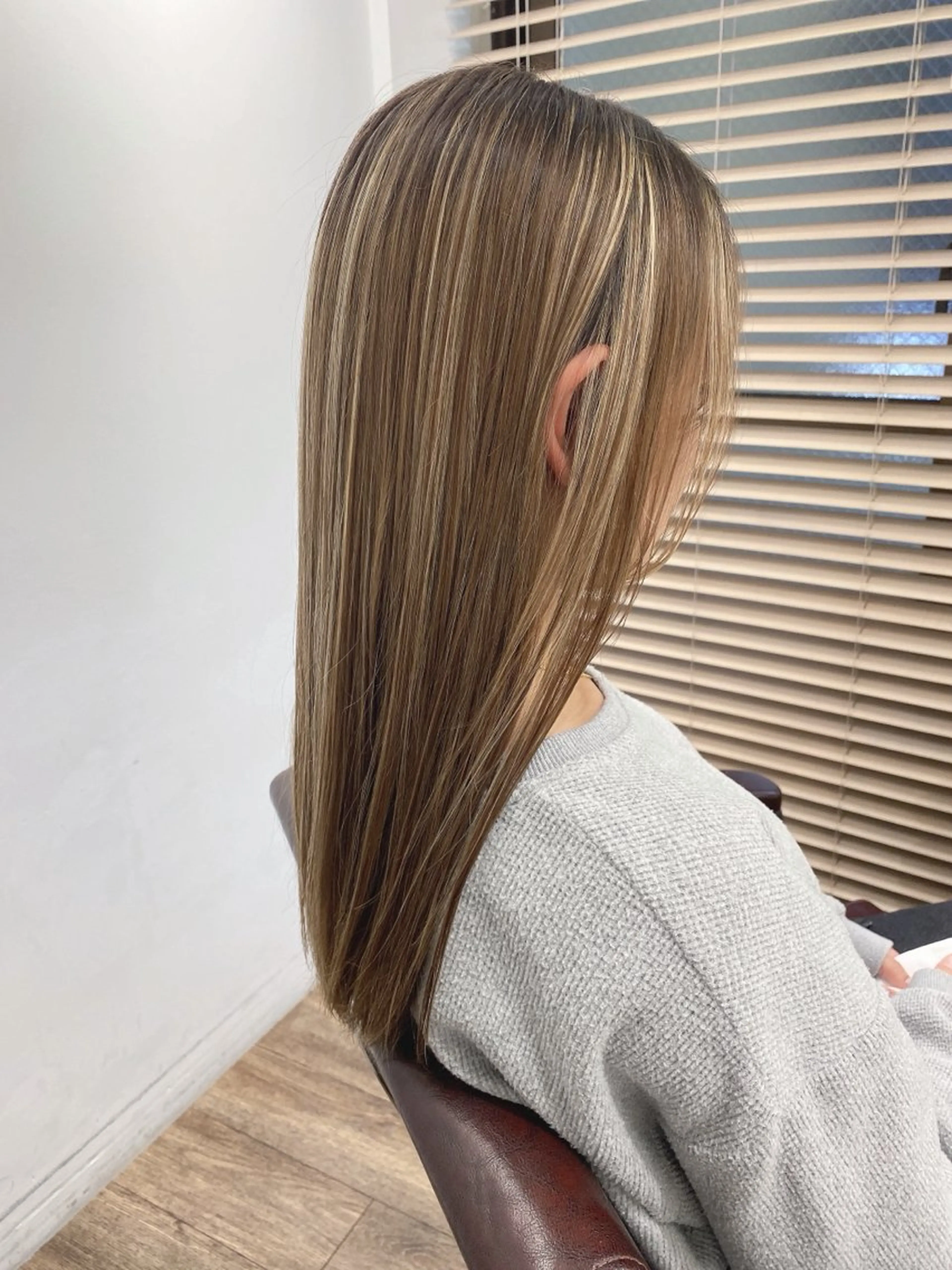 ロング カラー ヘアカラー トリートメント ハイライト⭐️上野 高広のヘアスタイル