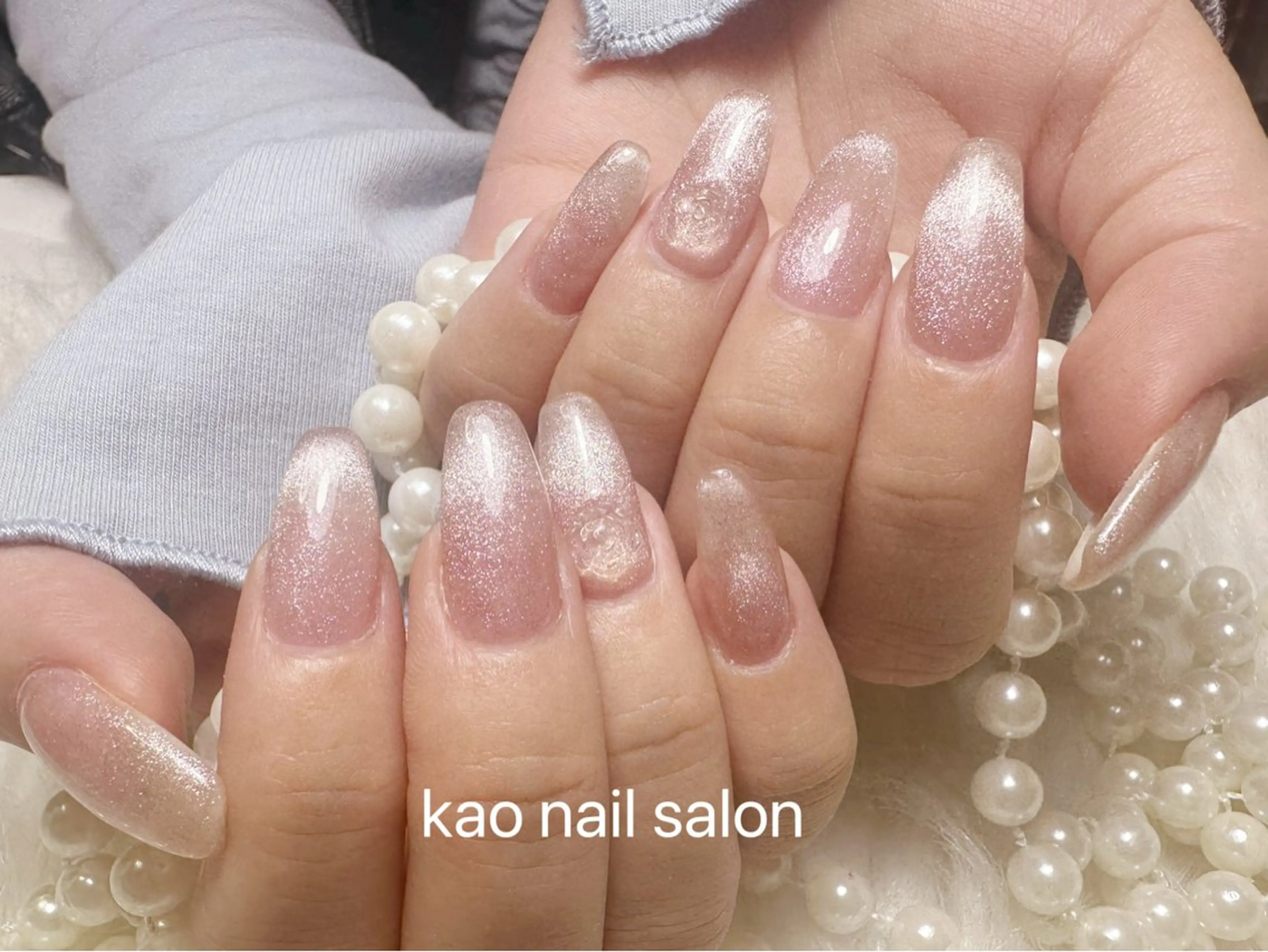 ネイル ハンドネイル kao nail マグネット/長さだしのネイルデザイン