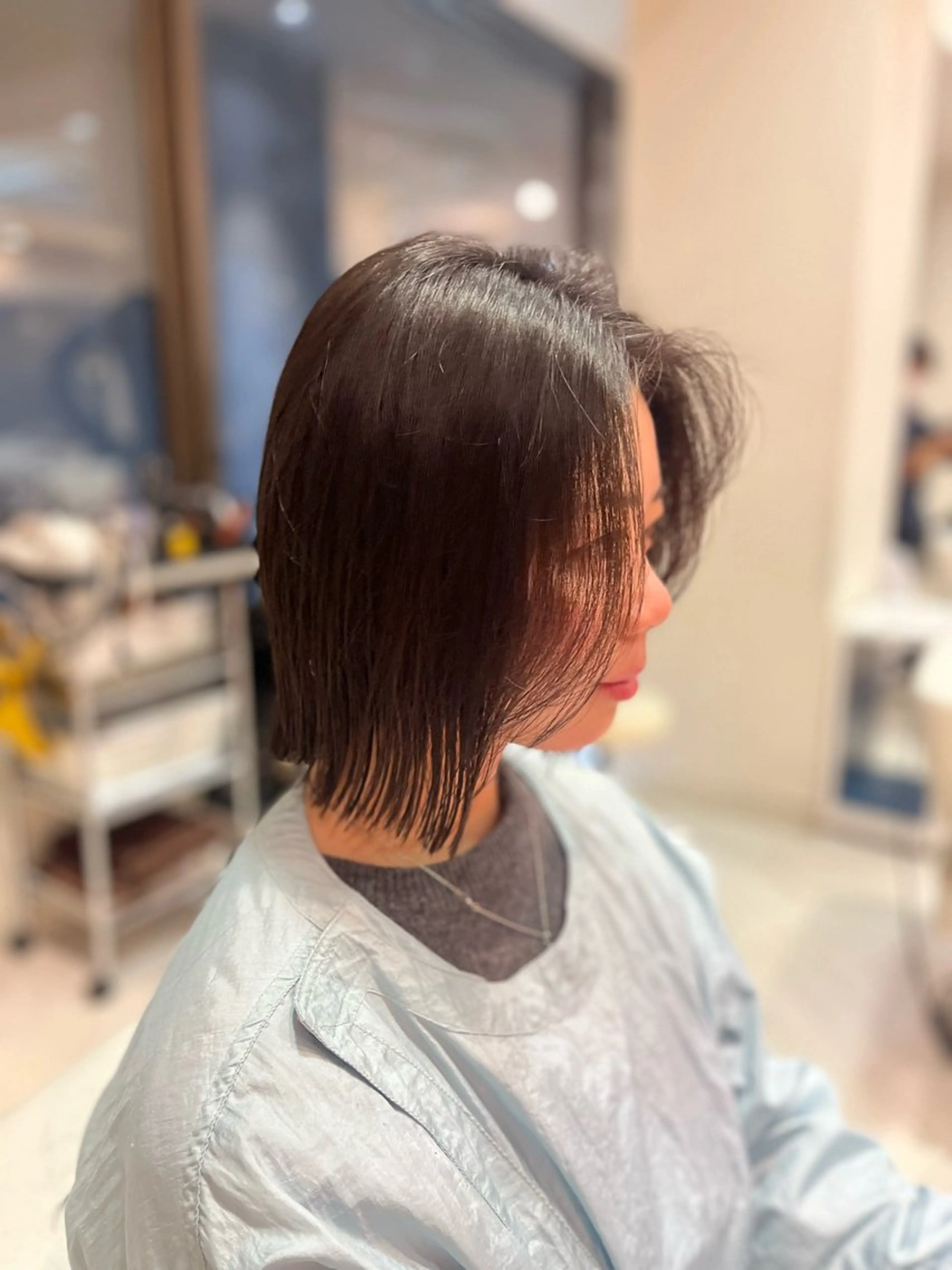 ミディアム フルカワ リナのヘアスタイル