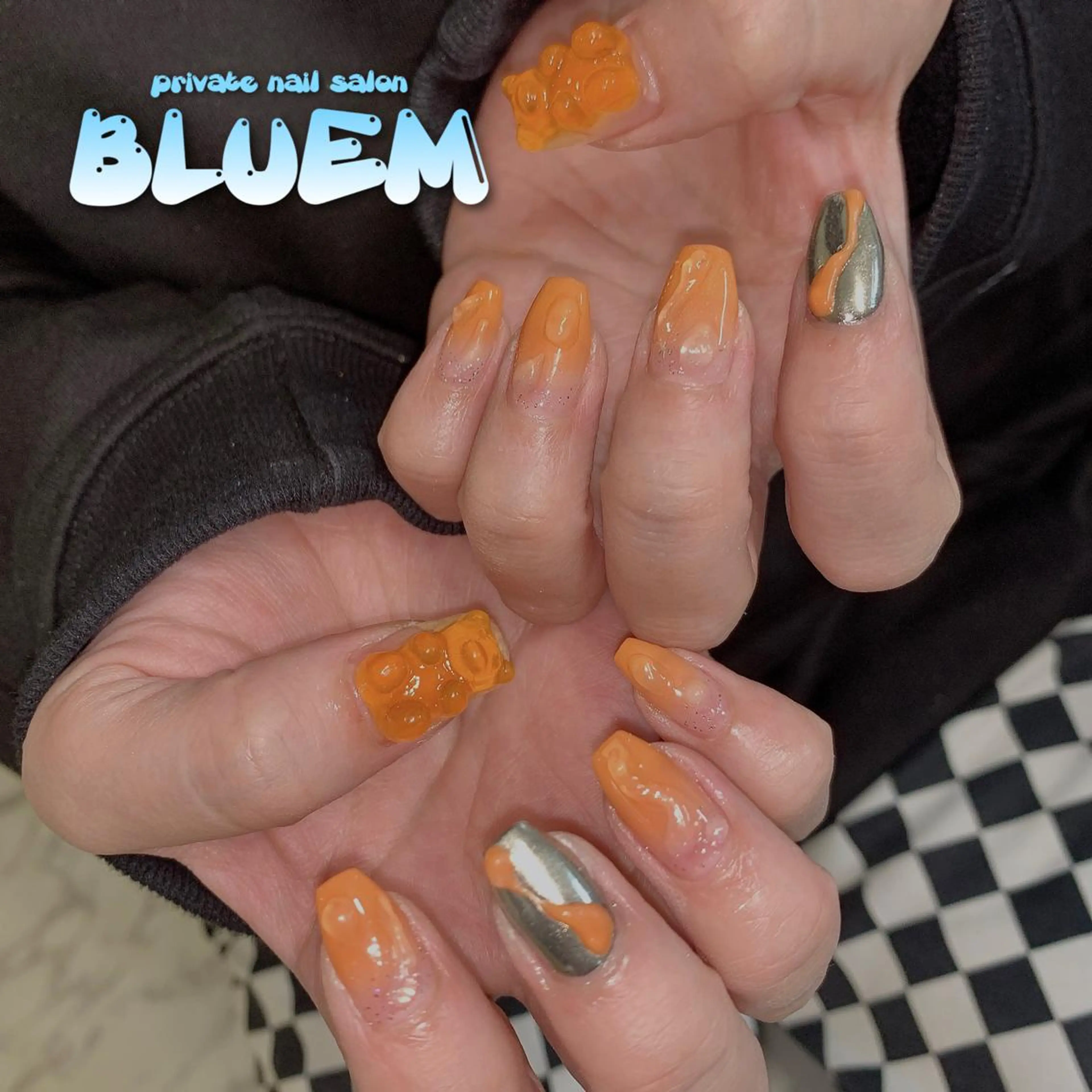 ネイル ハンドネイル BLUEM なな🐶のネイルデザイン