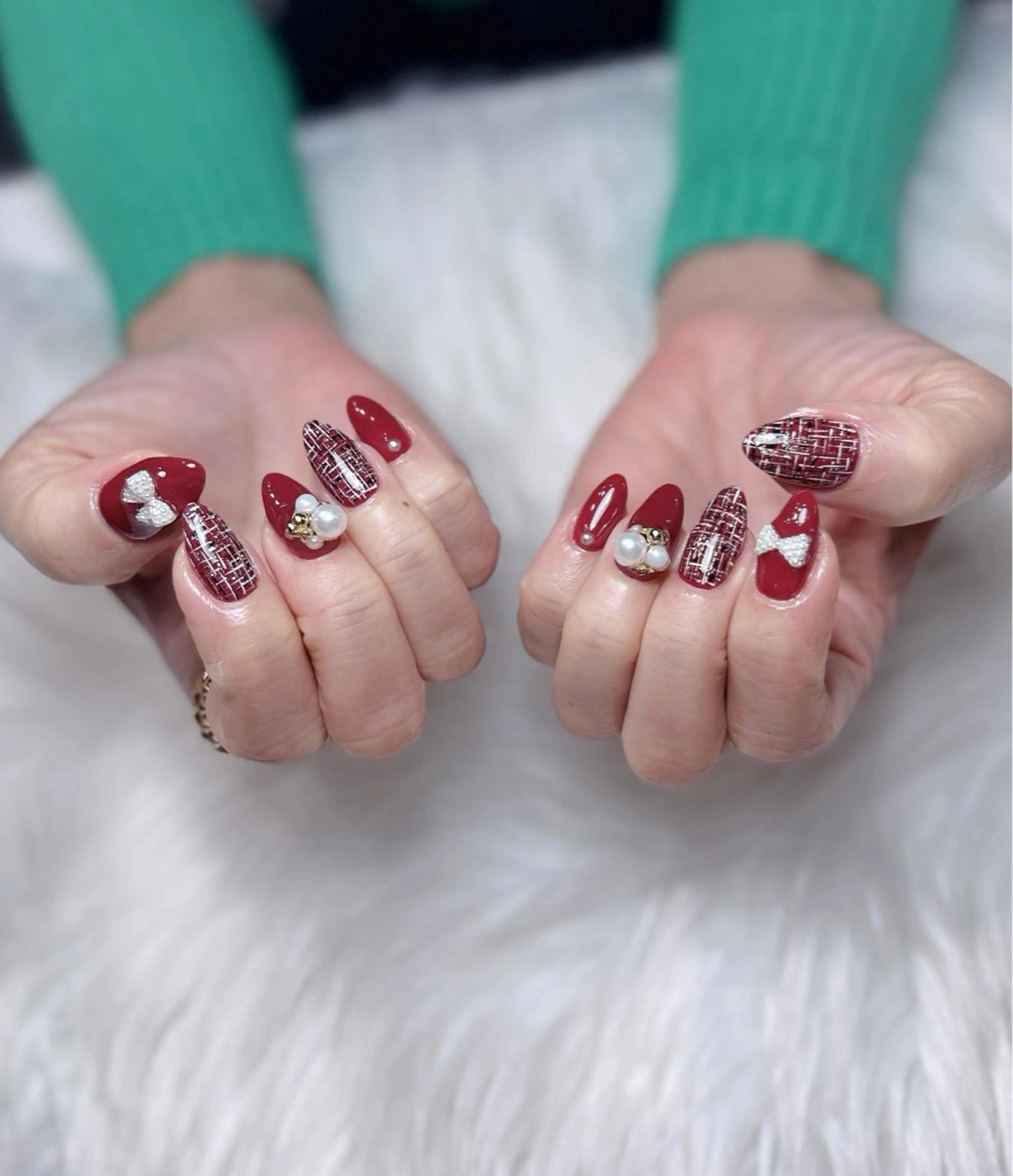 ネイル アートネイル オーロラネイル ジェルネイル 韓国ネイル ロングネイル ハンドネイル Nichi Nailsのネイルデザイン