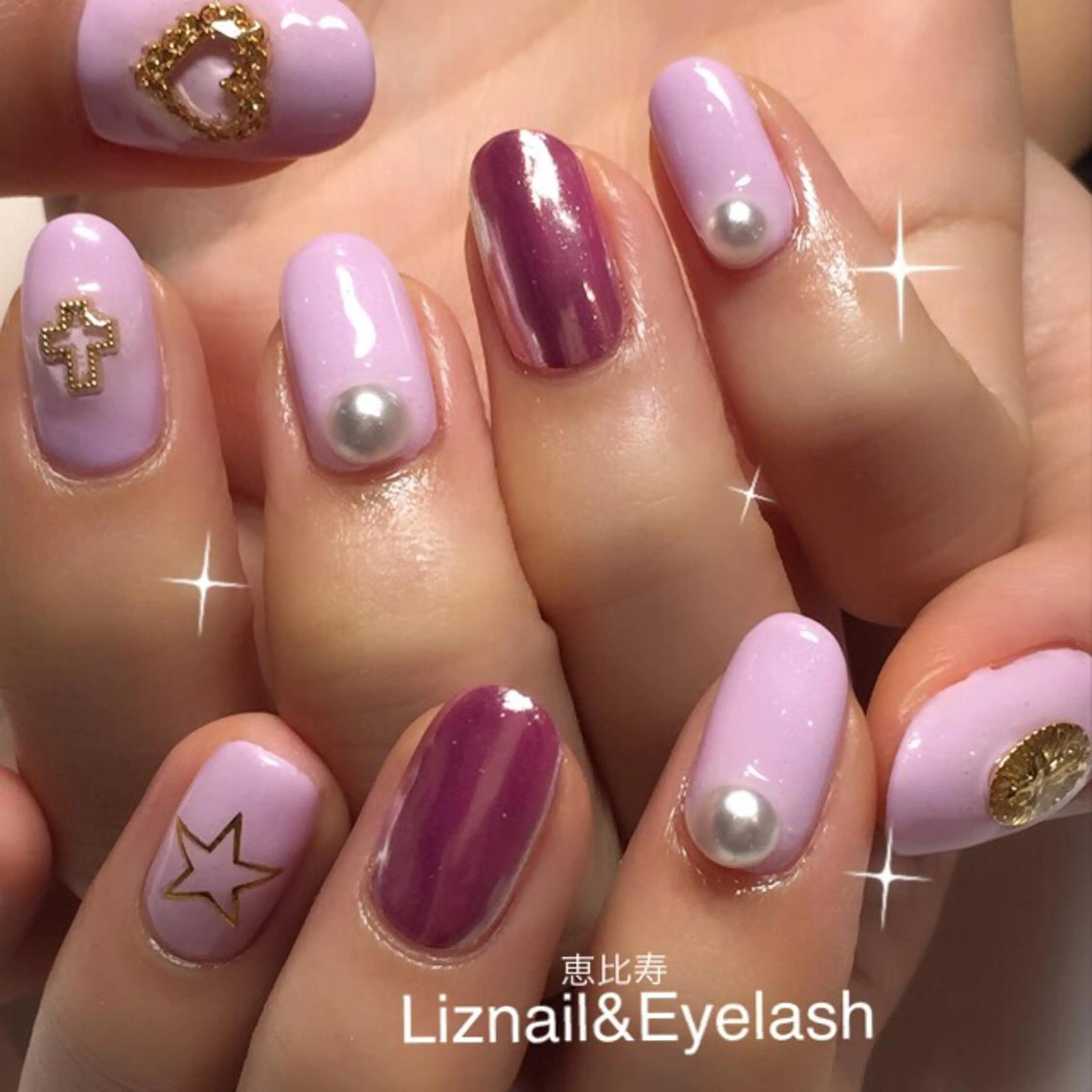 ミディアム Rawr / saoriのネイルデザイン