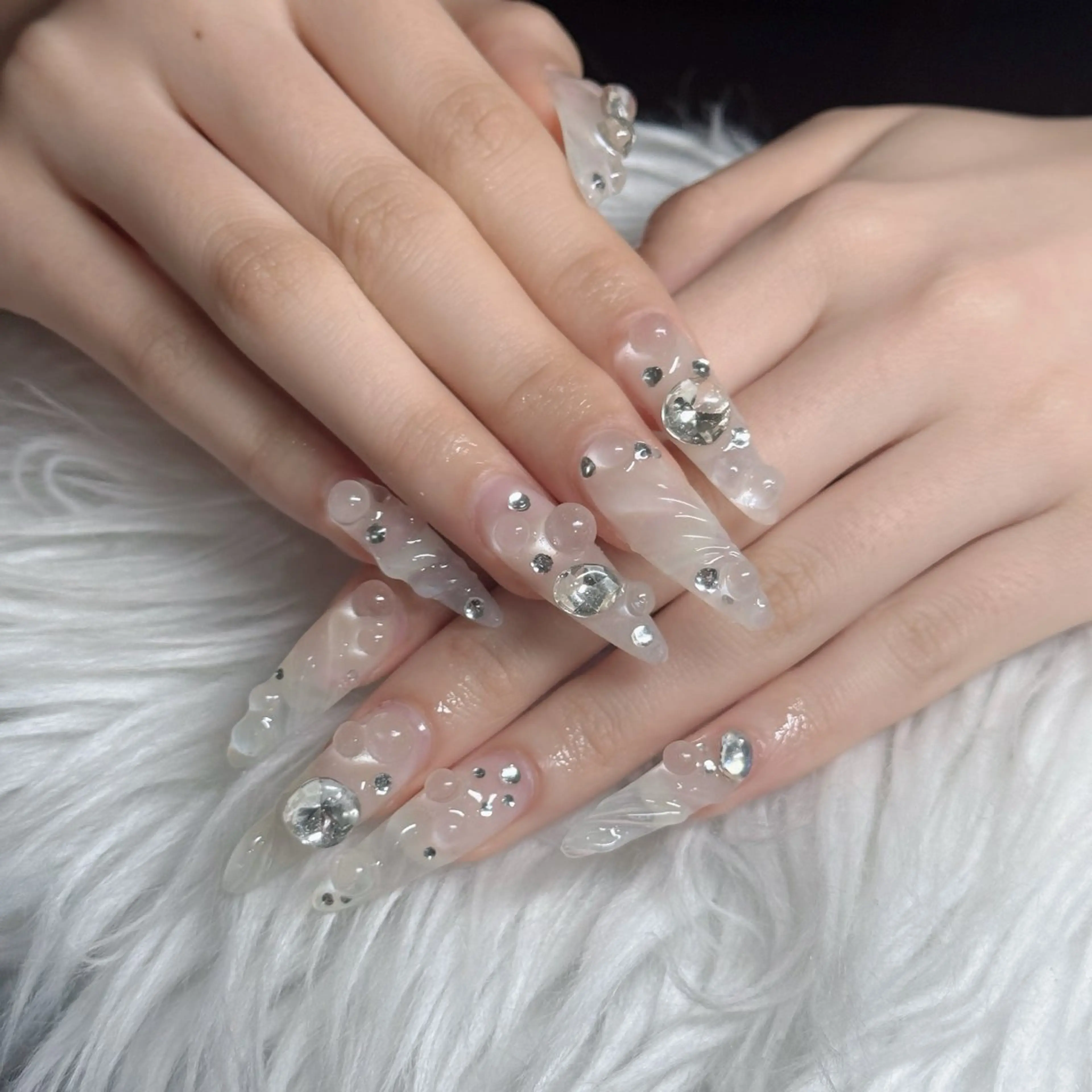 ネイル べっ甲ネイル チークネイル フラッシュネイル フラワーネイル フットネイル ハンドネイル Hani Nail Salonのネイルデザイン