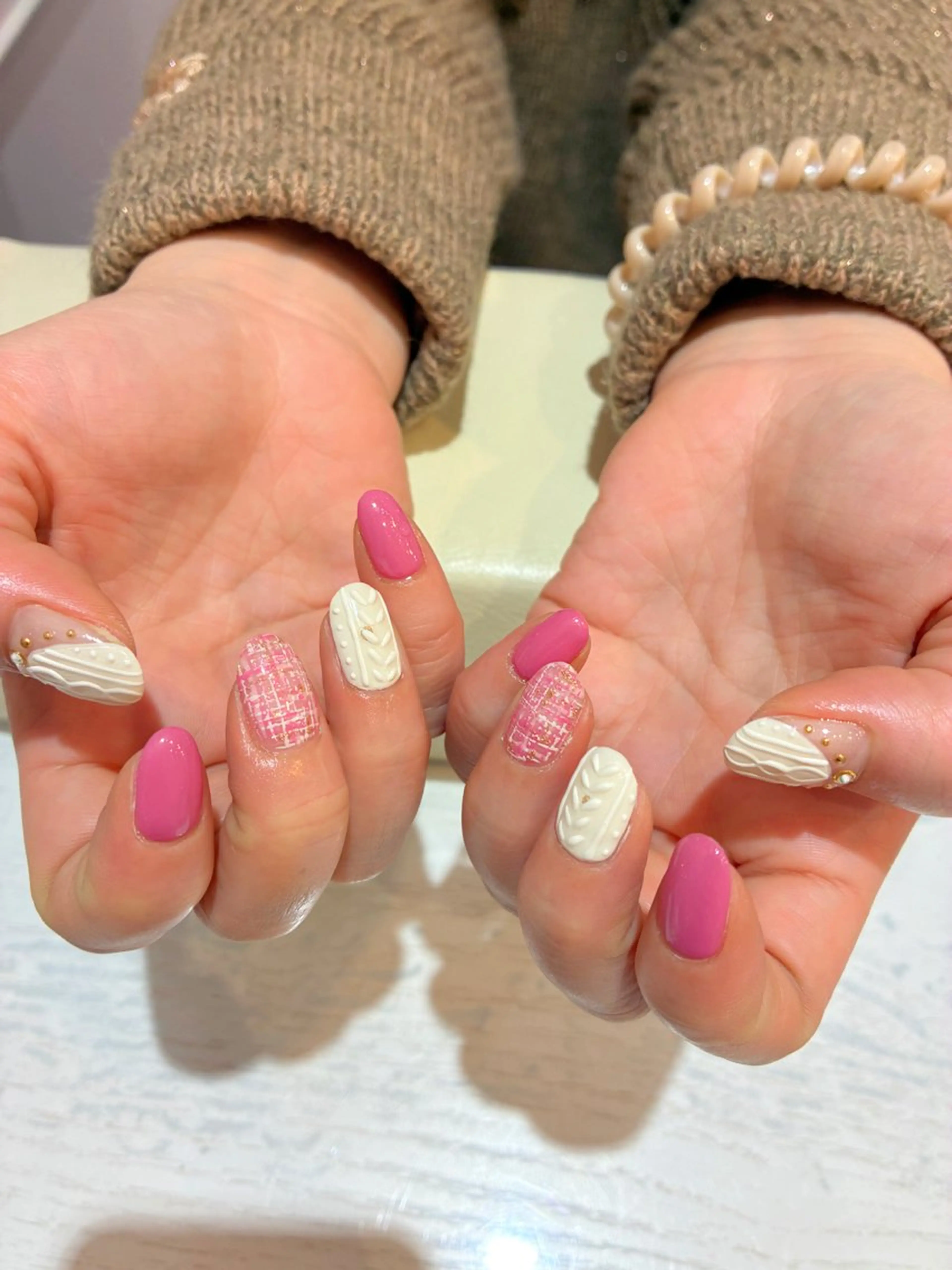 ネイル 持ち込み Nest 岩崎のネイルデザイン