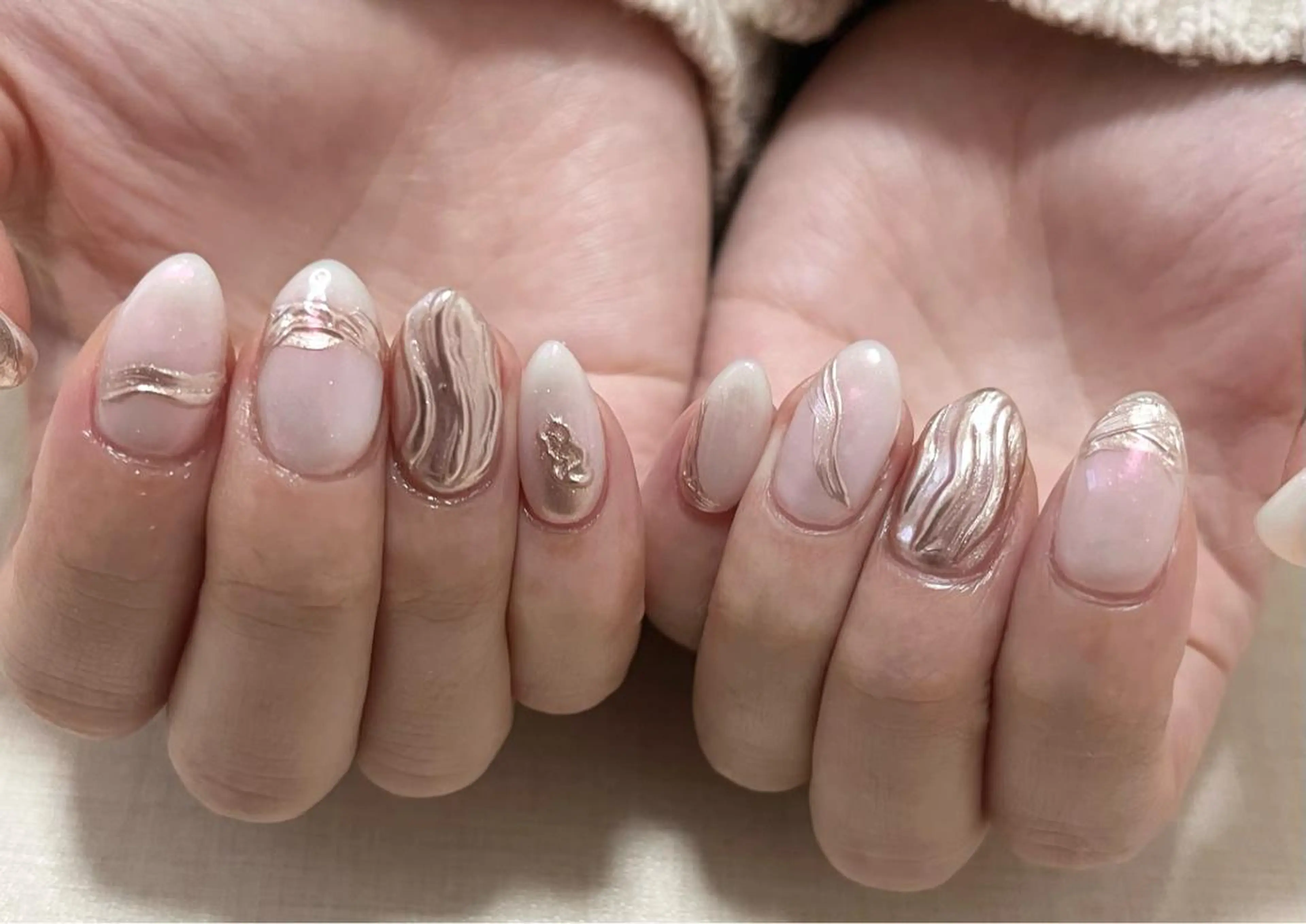 ネイル ニュアンスネイル わたなべ さやかのネイルデザイン