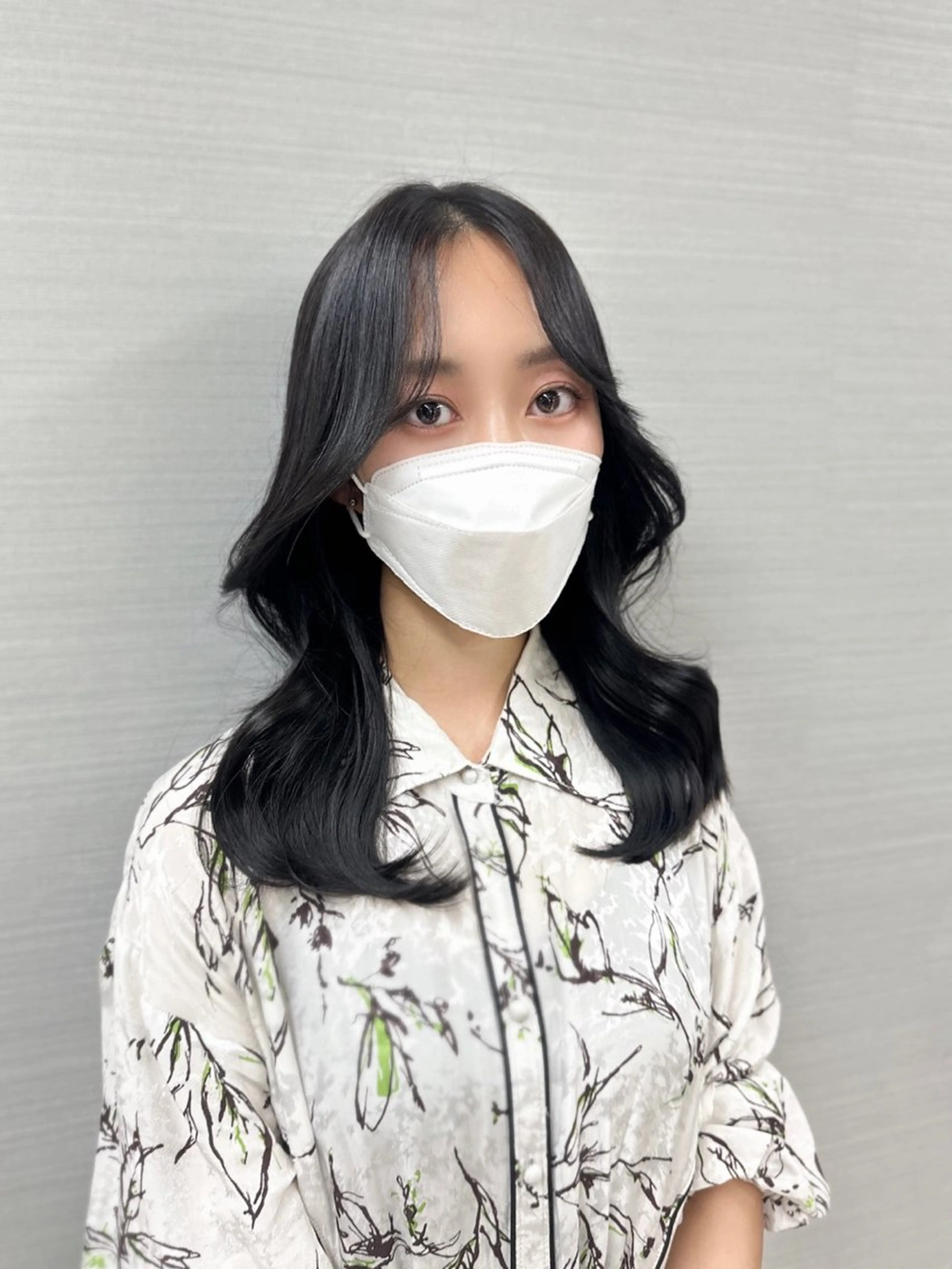 ミディアム カラー 韓国ヘア 店長NEGIのヘアスタイル