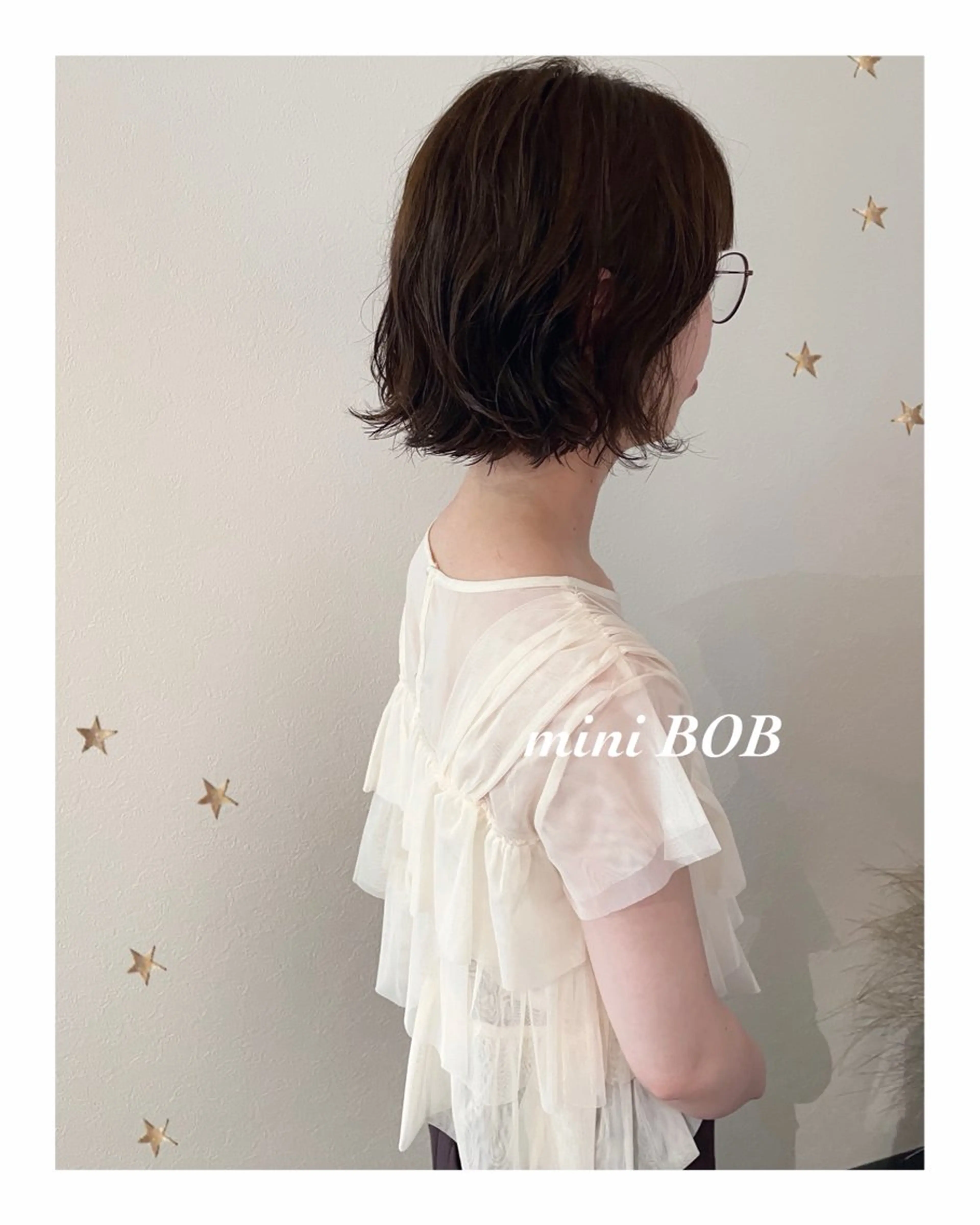 ショート パーマ カット パーマ 市川 千夏のヘアスタイル
