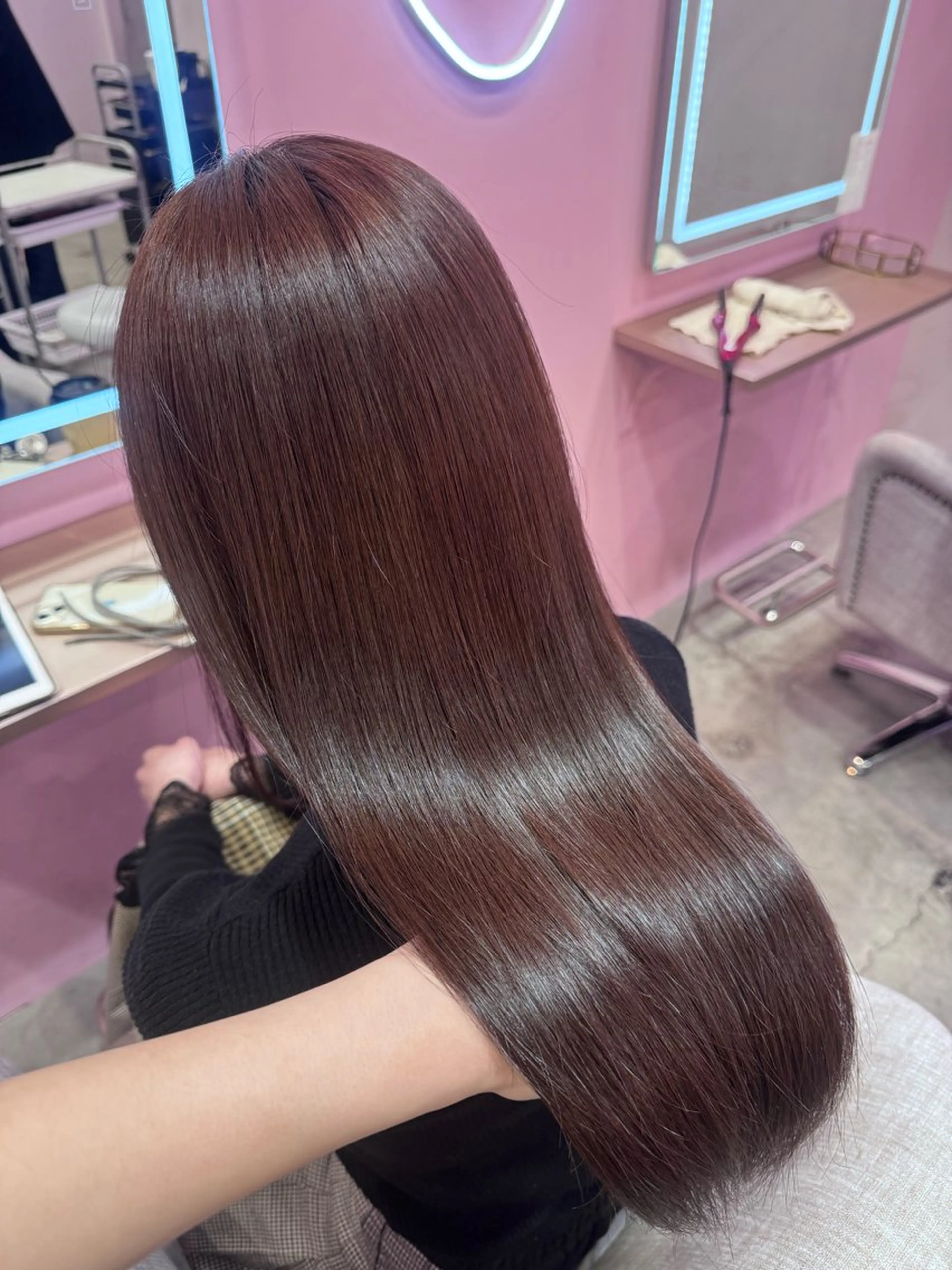 ロング カット ヘアカラー wixymimi　hair salon所属・艶カラー✨レイヤー 𝐚𝐲𝐚𝐤𝐚のヘアスタイル