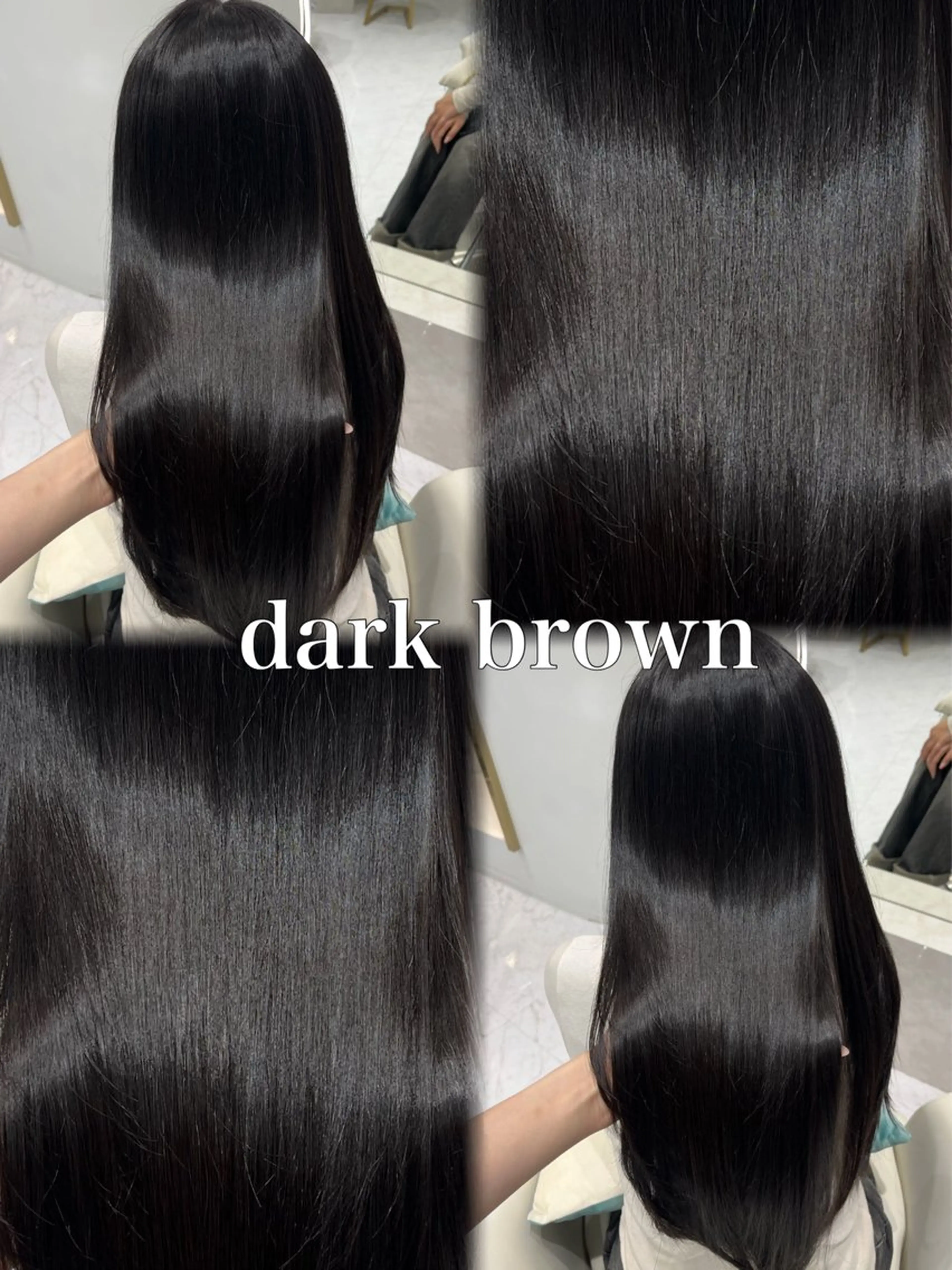 ロング カラー 髪質改善 トリートメント ヘアカラー トリートメント 名駅/大人韓国ヘア 艶カラー/Rihoのヘアスタイル