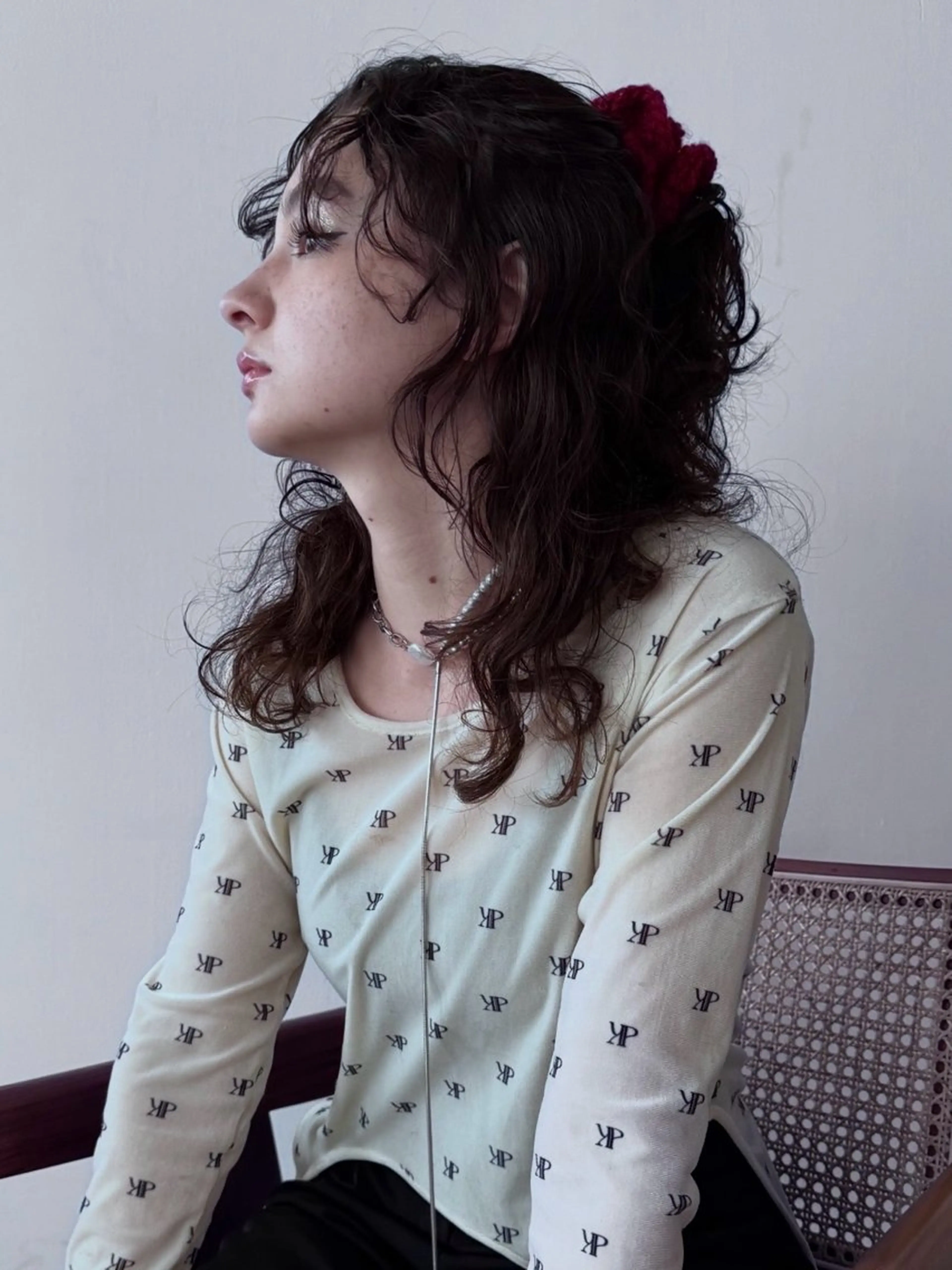 ミディアム パーマ ito suzuco @suc__asのヘアスタイル