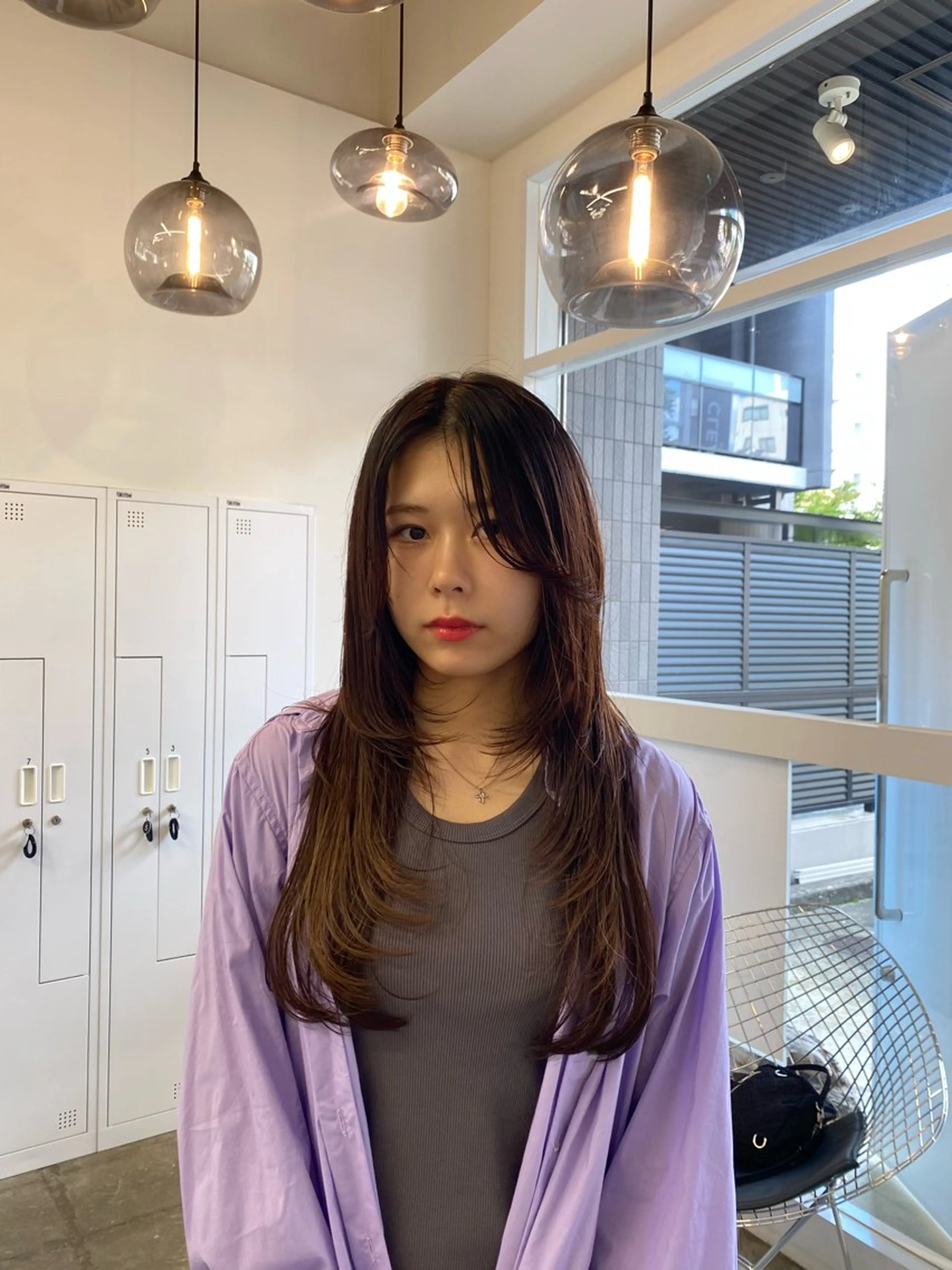 ロング 川角 しなのヘアスタイル