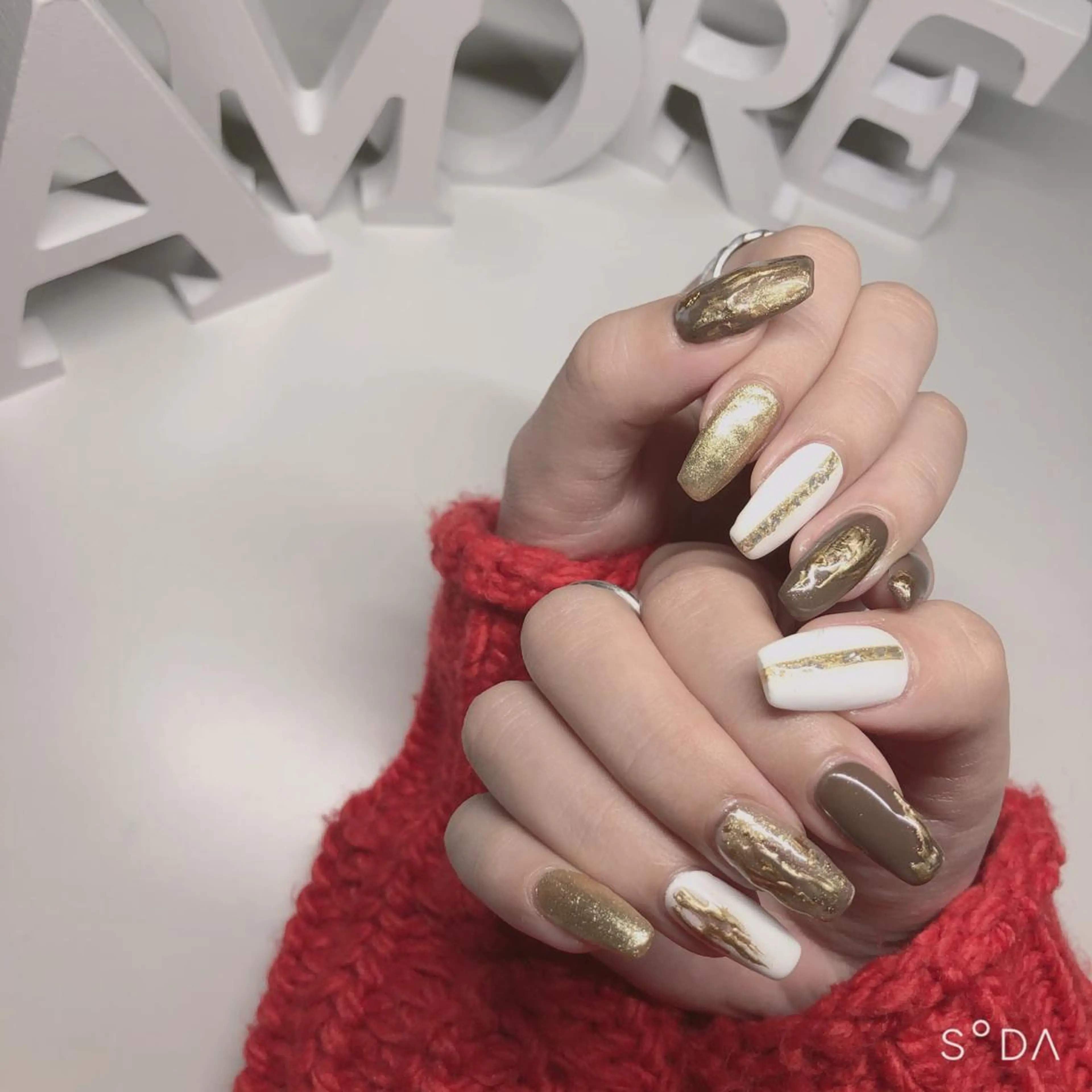 ネイル ジェルネイル ミラーネイル ニュアンスネイル スカルプネイル 冬ネイル You kyehwaのネイルデザイン