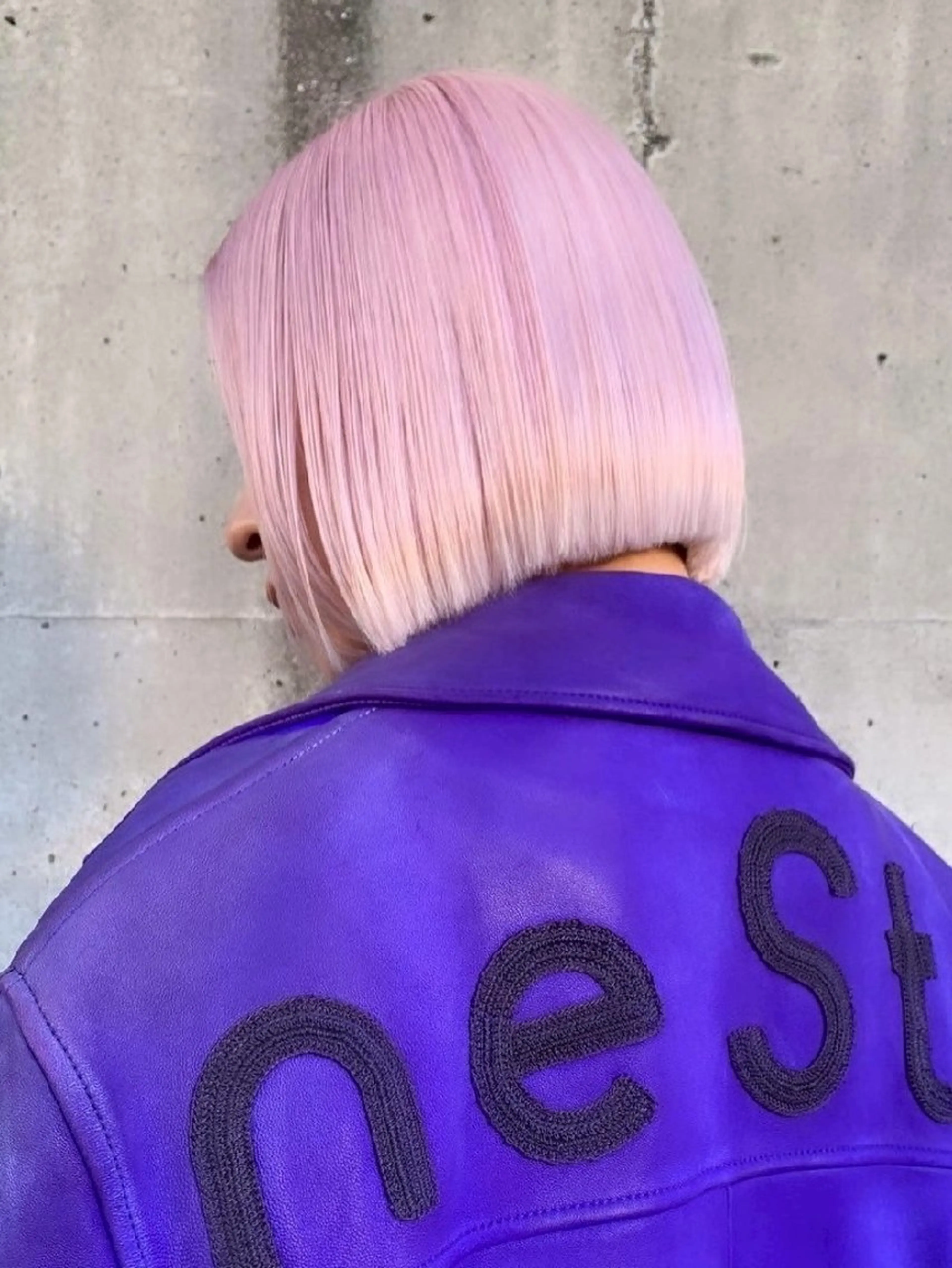 カラー ミディアム ピンクカラー ヘアカラー ケアブリーチ特化 same 🦈のヘアスタイル