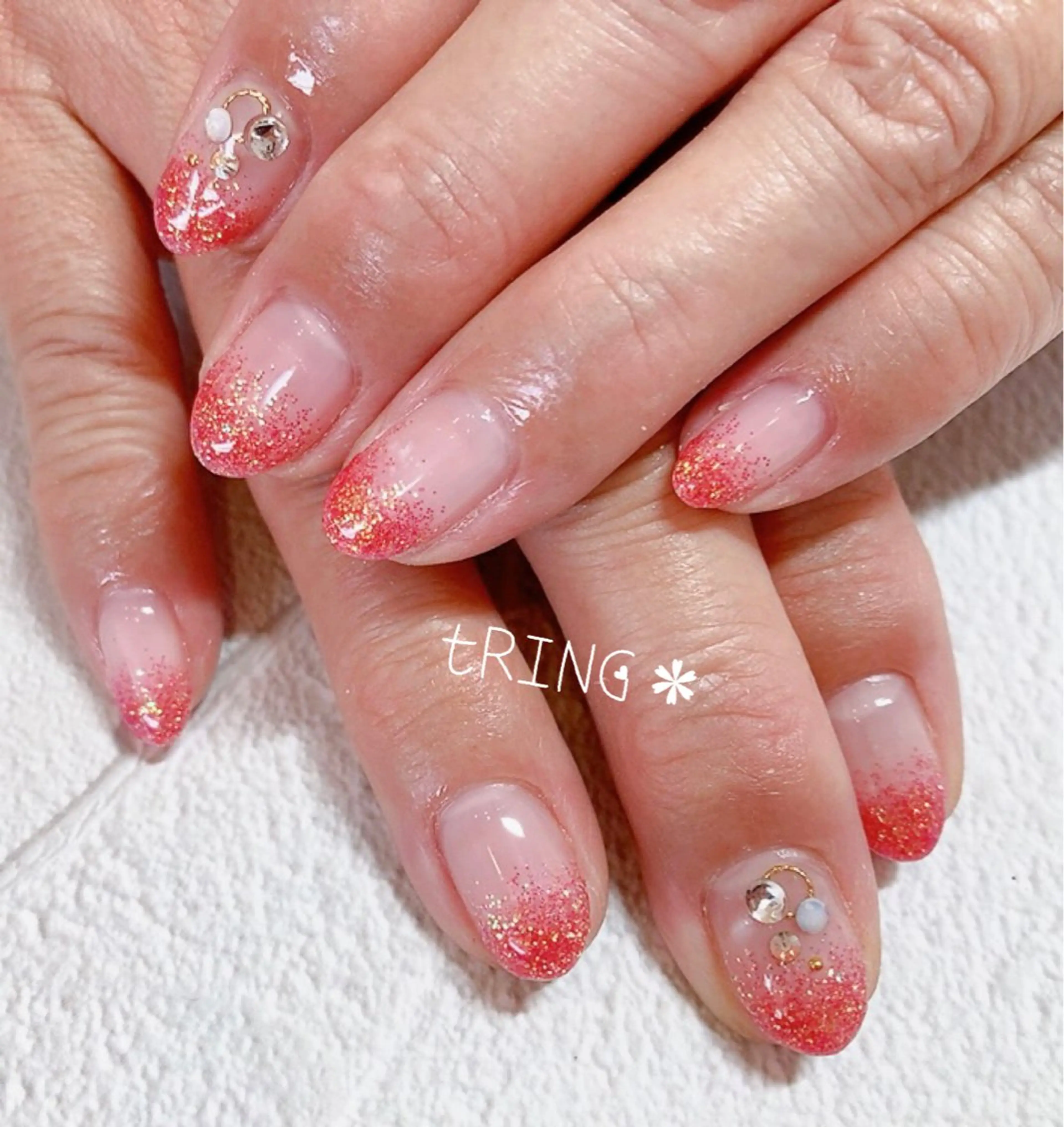 ネイル ハンドネイル tRING* しいの木台のネイルデザイン
