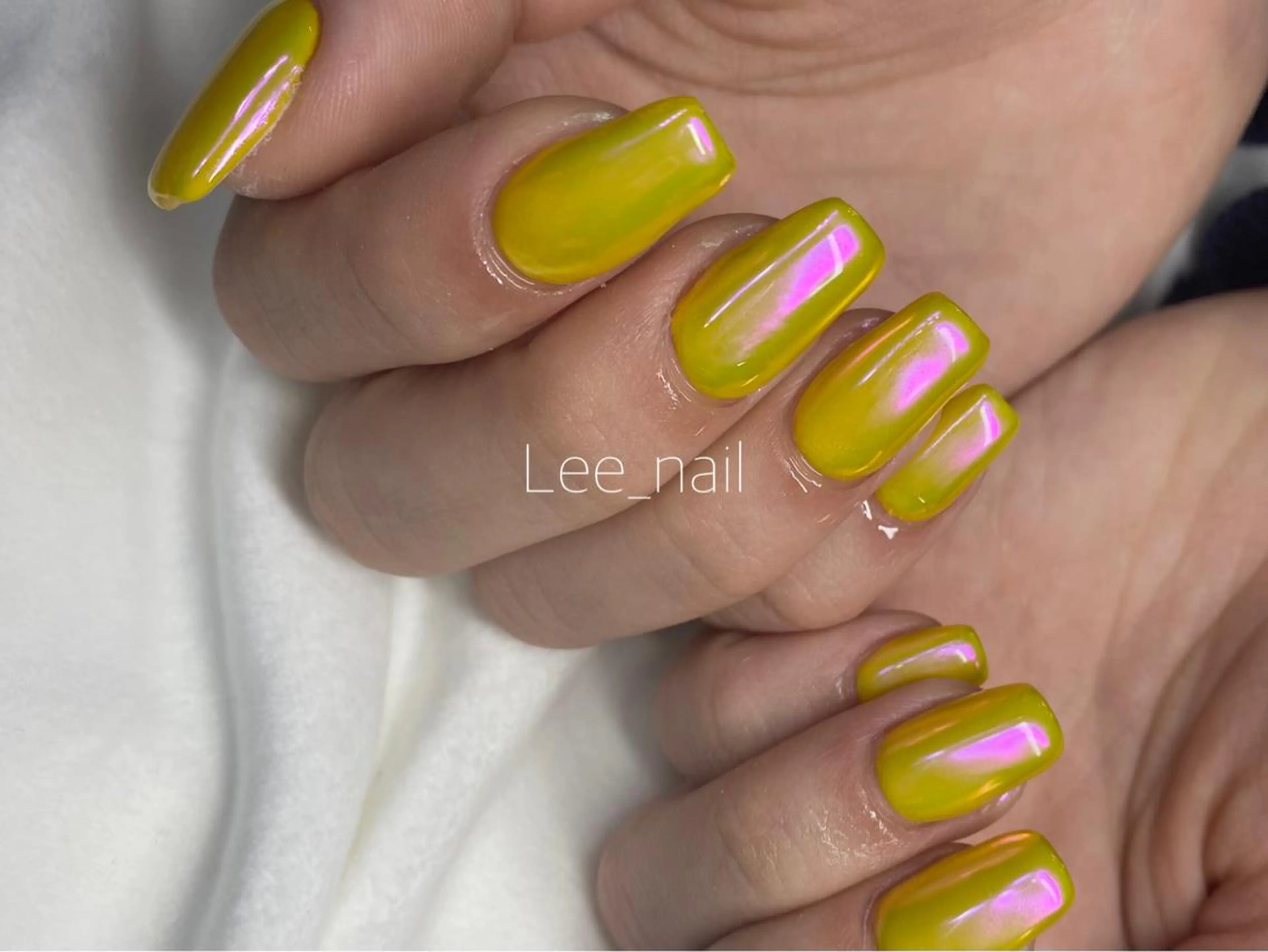 ネイル ミラーネイル ハンドネイル Lee_ nailのネイルデザイン
