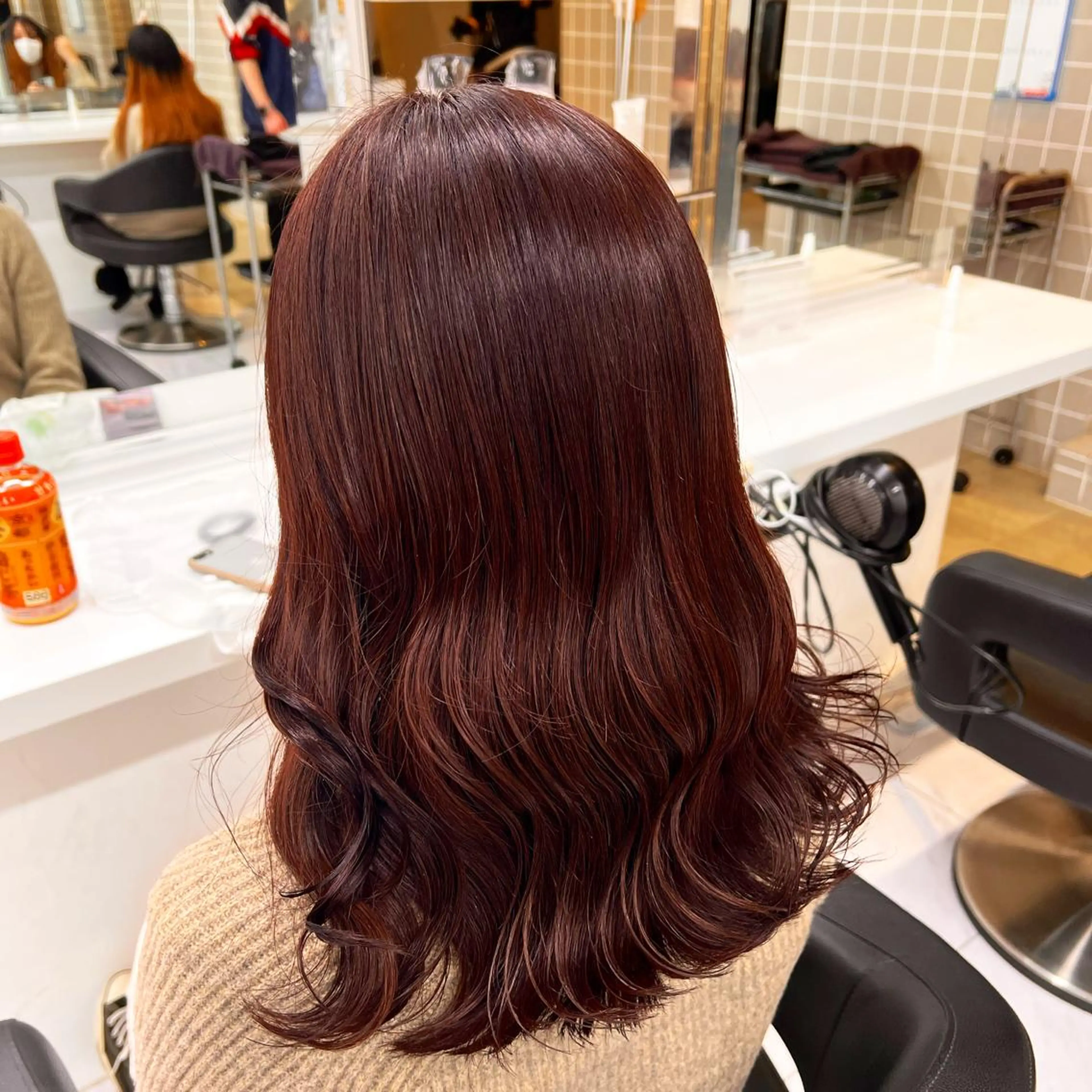 セミロング 💖札幌カラー 指名No.1💖玲奈のヘアスタイル