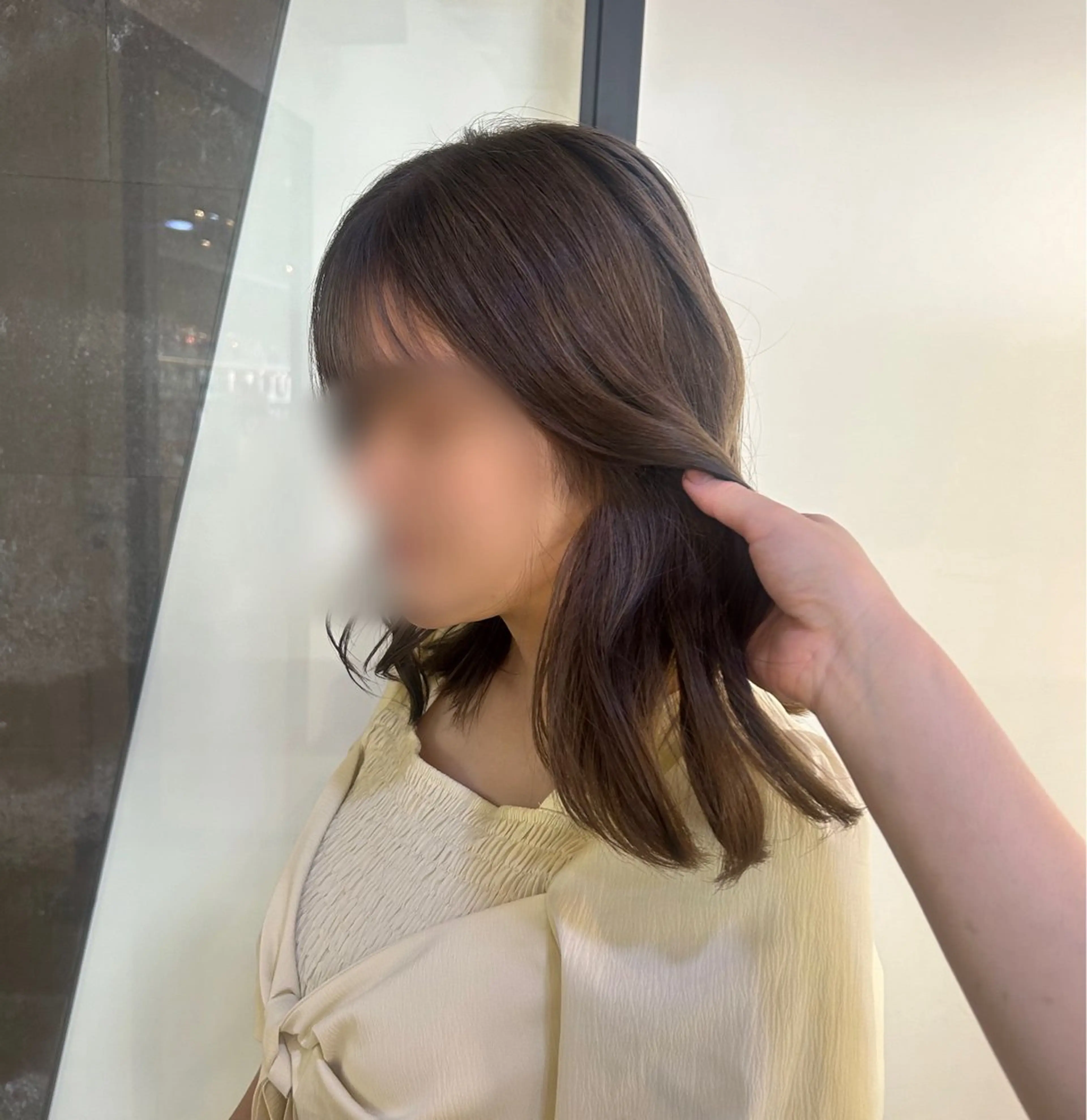 カラー ベージュカラー ブリーチ ブラウンカラー ブラウンベージュ 透明感カラー にかいどうさよ /札幌美容師のヘアスタイル