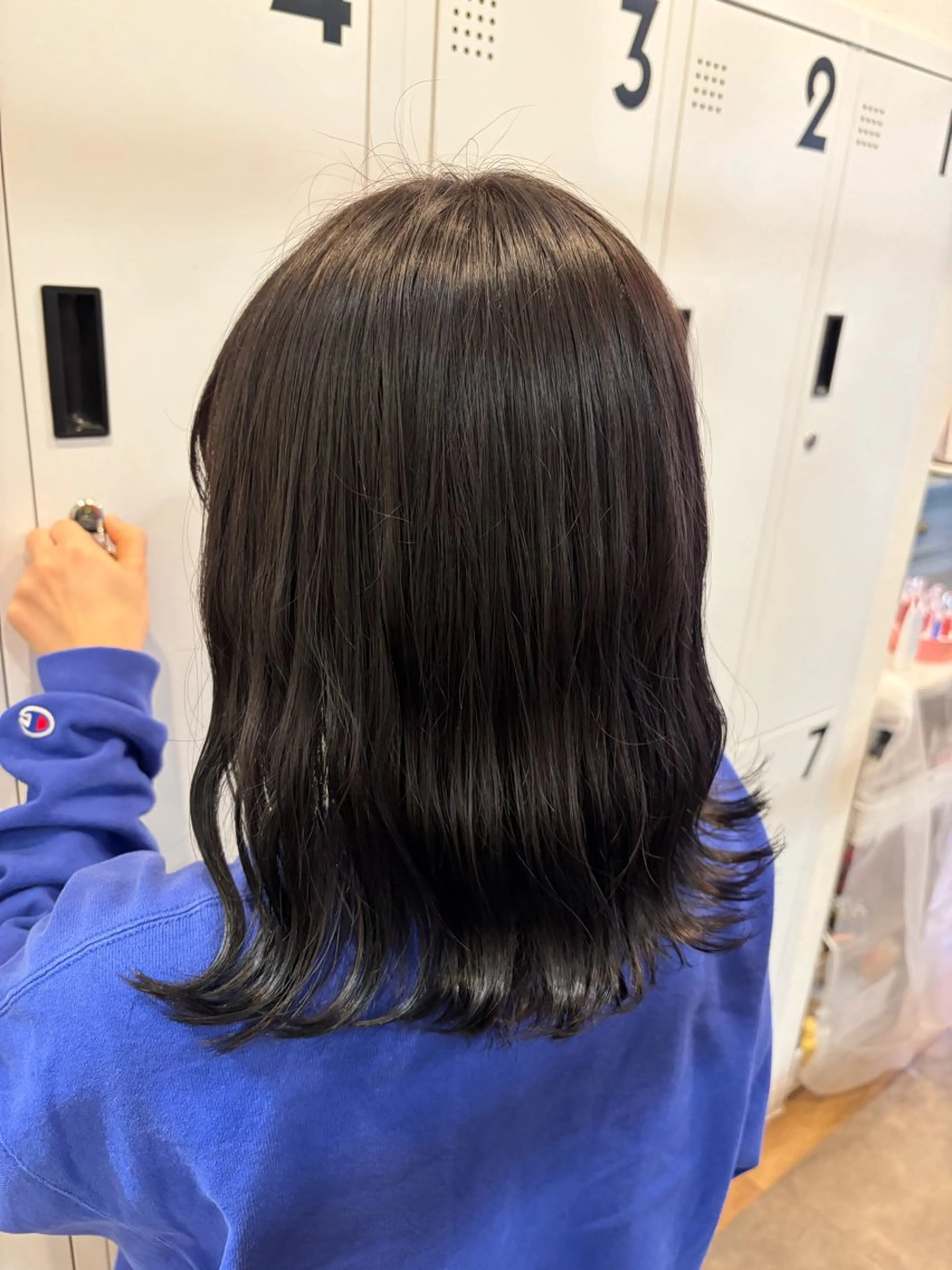 ミディアム ヘアカラー 加藤 つばさのヘアスタイル