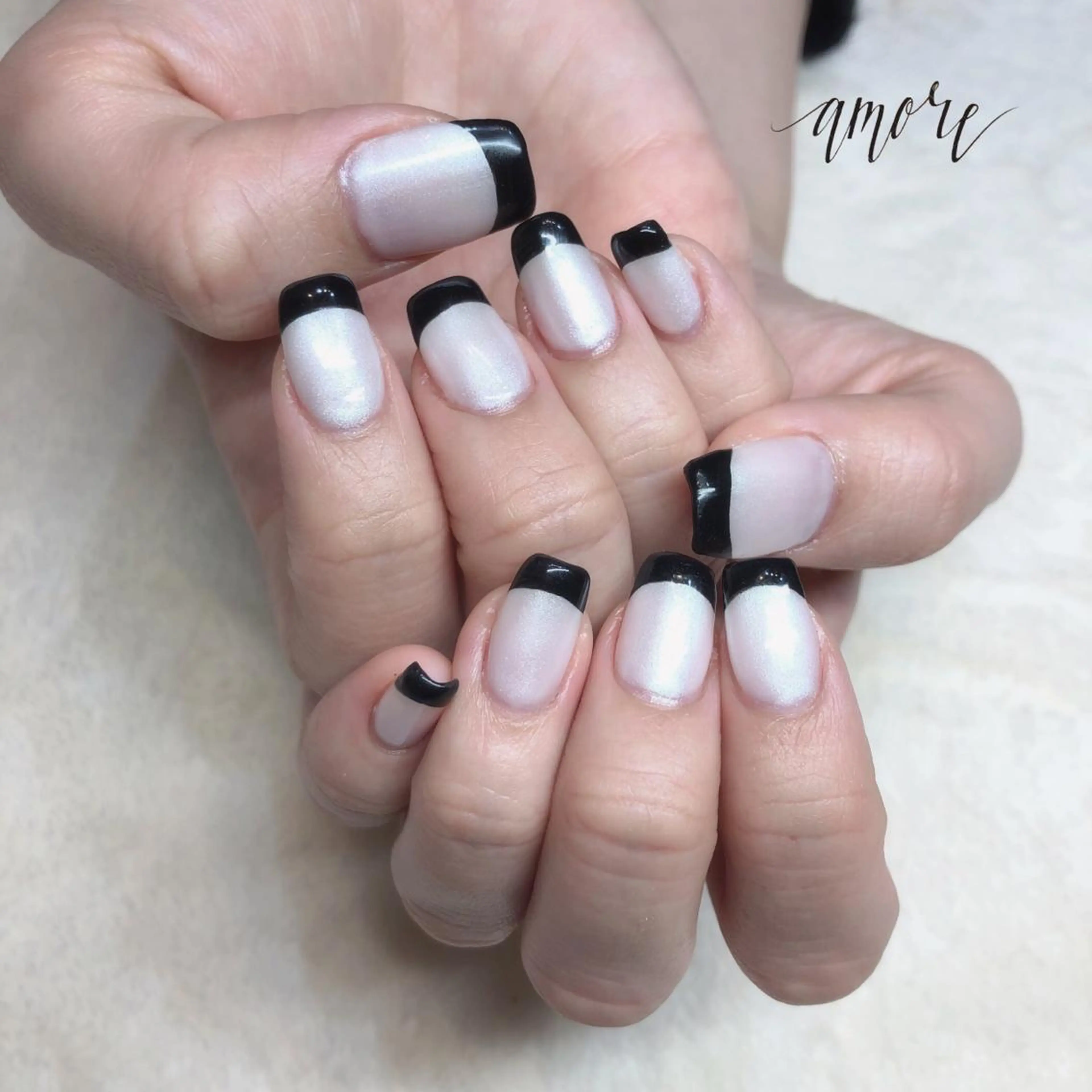 ネイル フレンチネイル ジェルネイル ミラーネイル ニュアンスネイル You kyehwaのネイルデザイン