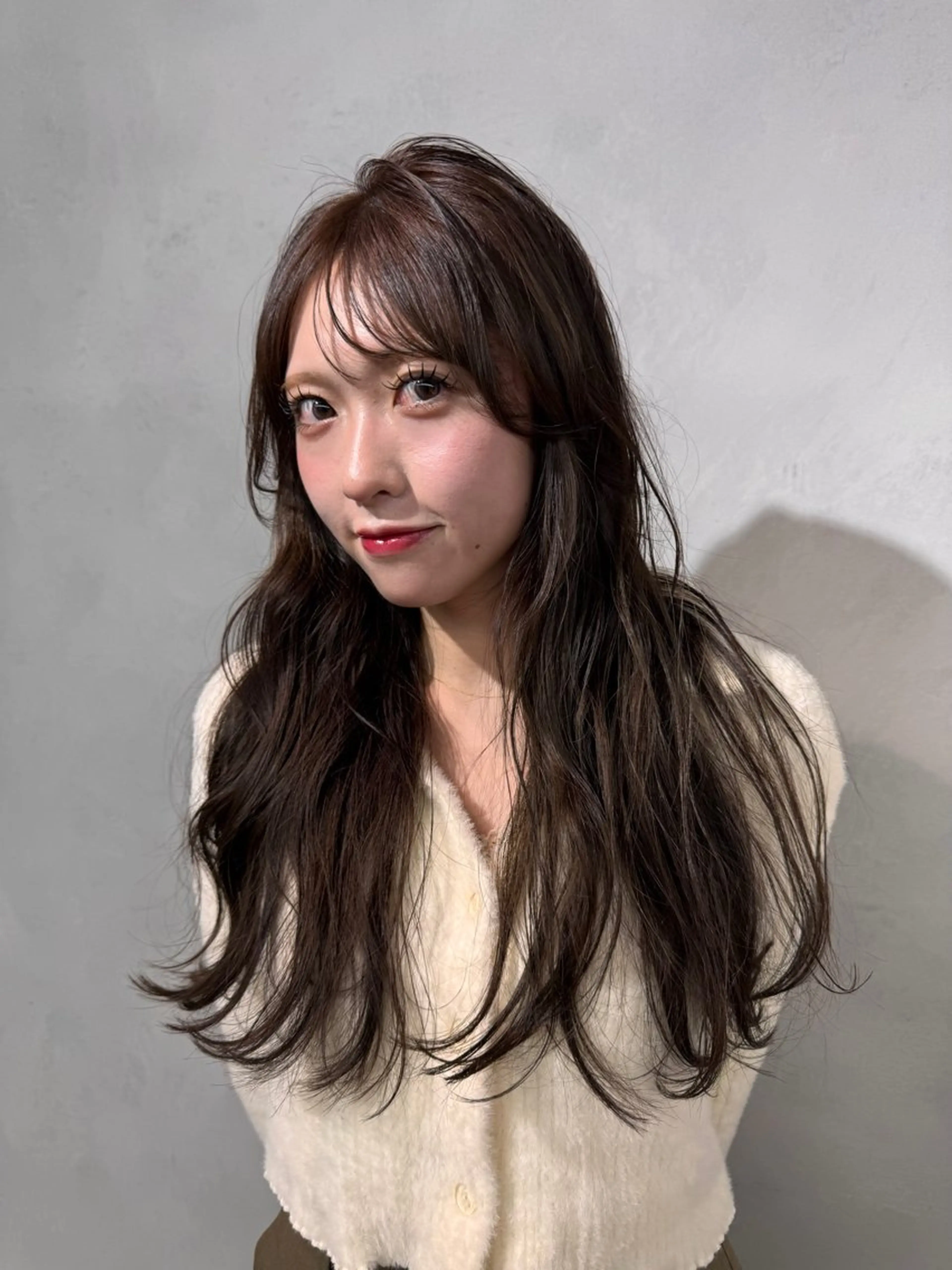 ロング カラー 顔周りレイヤー /kokoro🦮のヘアスタイル