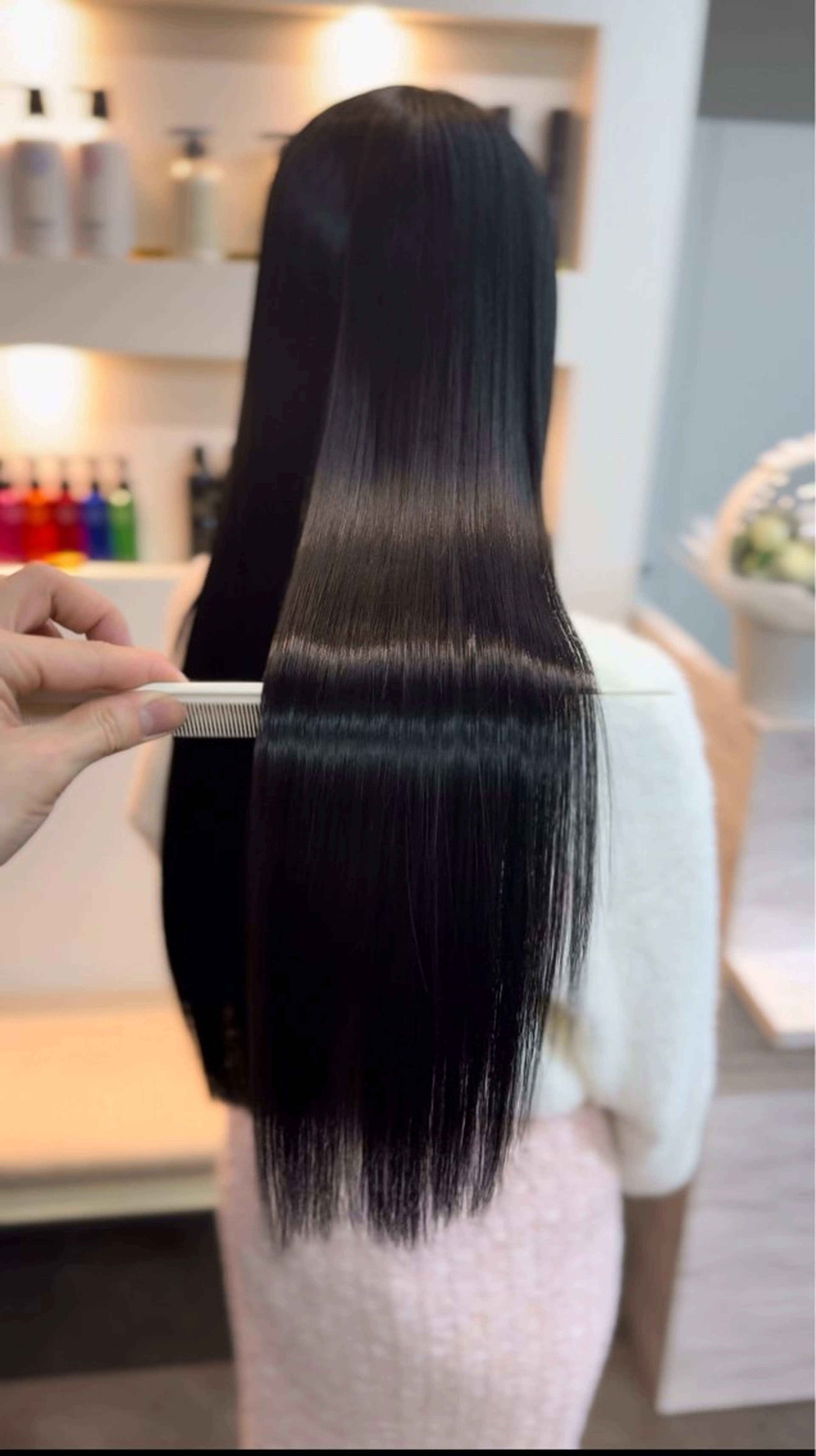 自社開発プレミアム髪質改善＋美髪カラー＋カット♪の写真