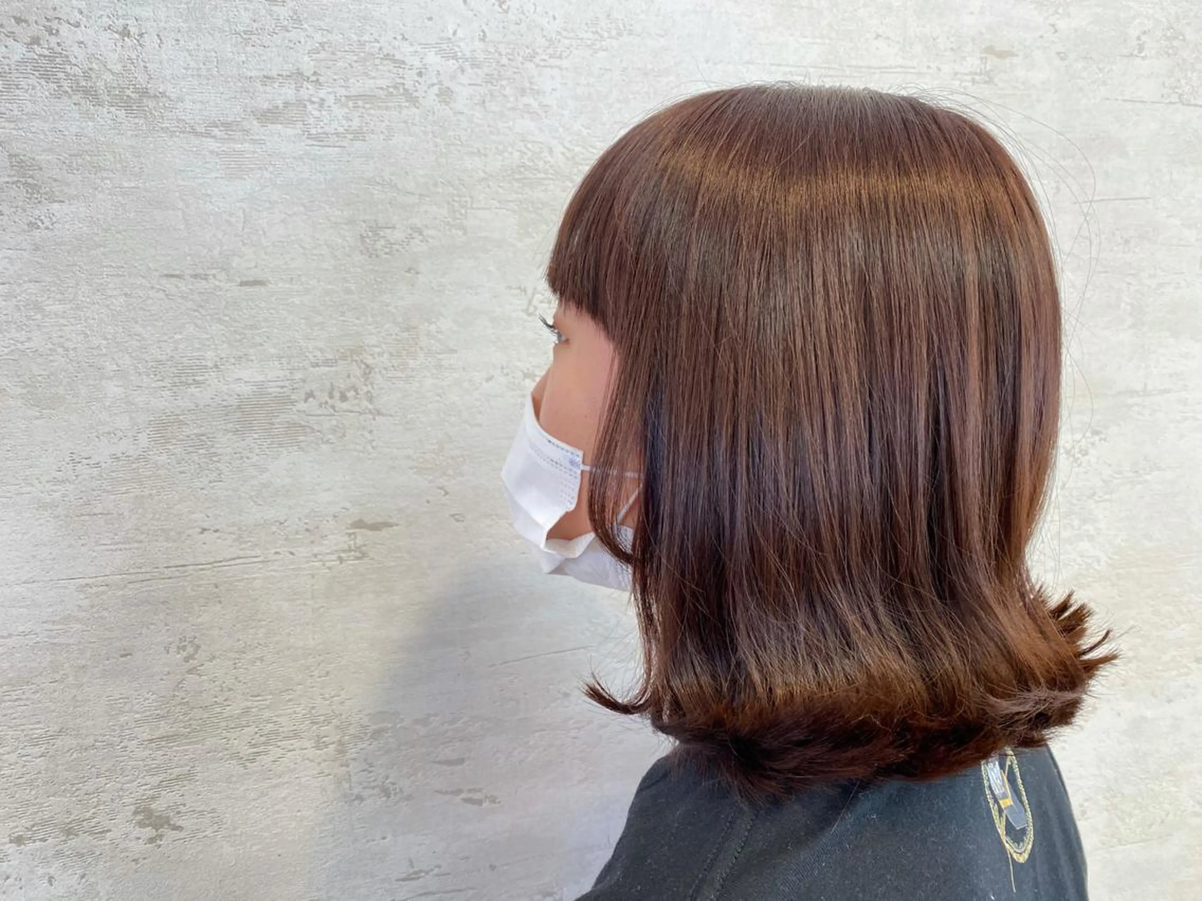 ミディアム カラー Angelica／ WAKOのヘアスタイル