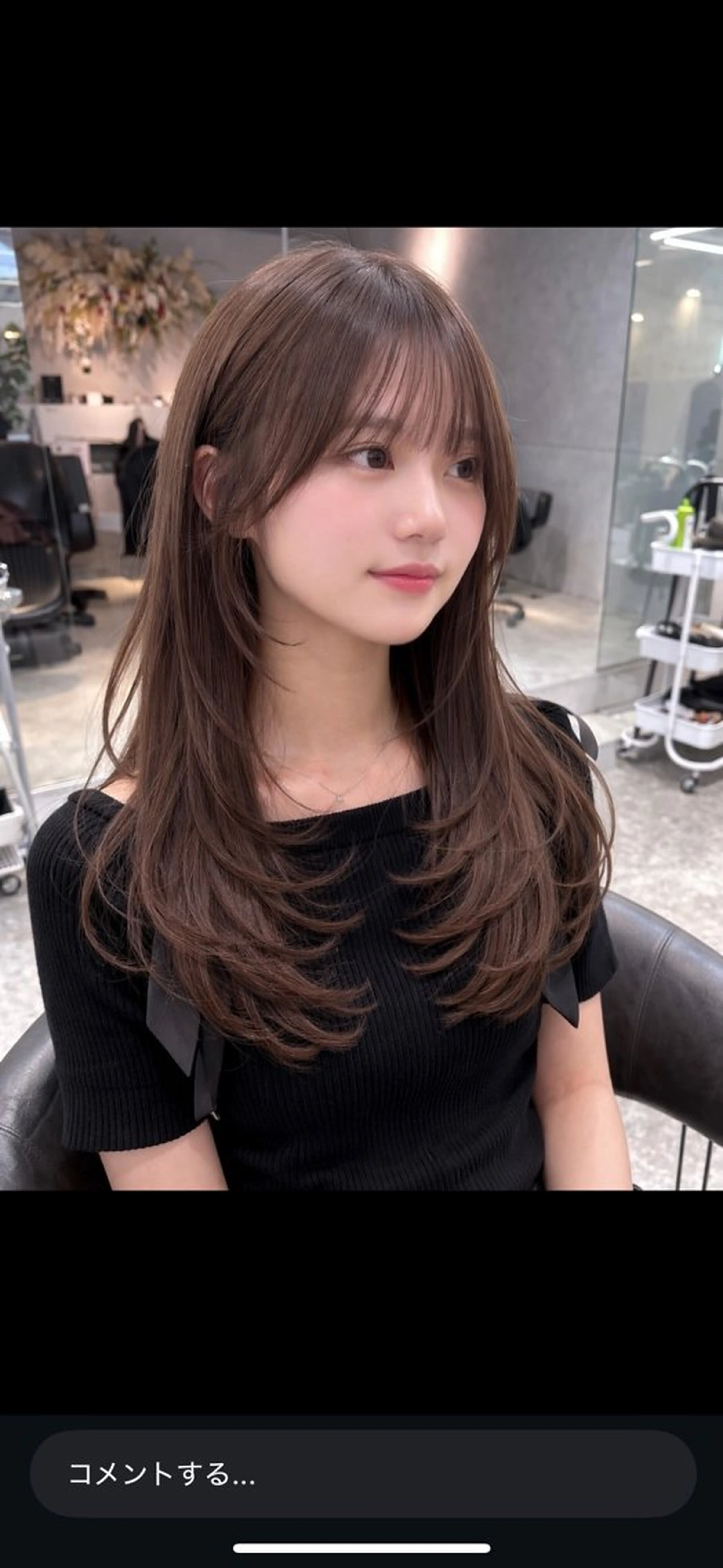 ロング 《期間限定無料》 レイヤーカット✂️のヘアスタイル