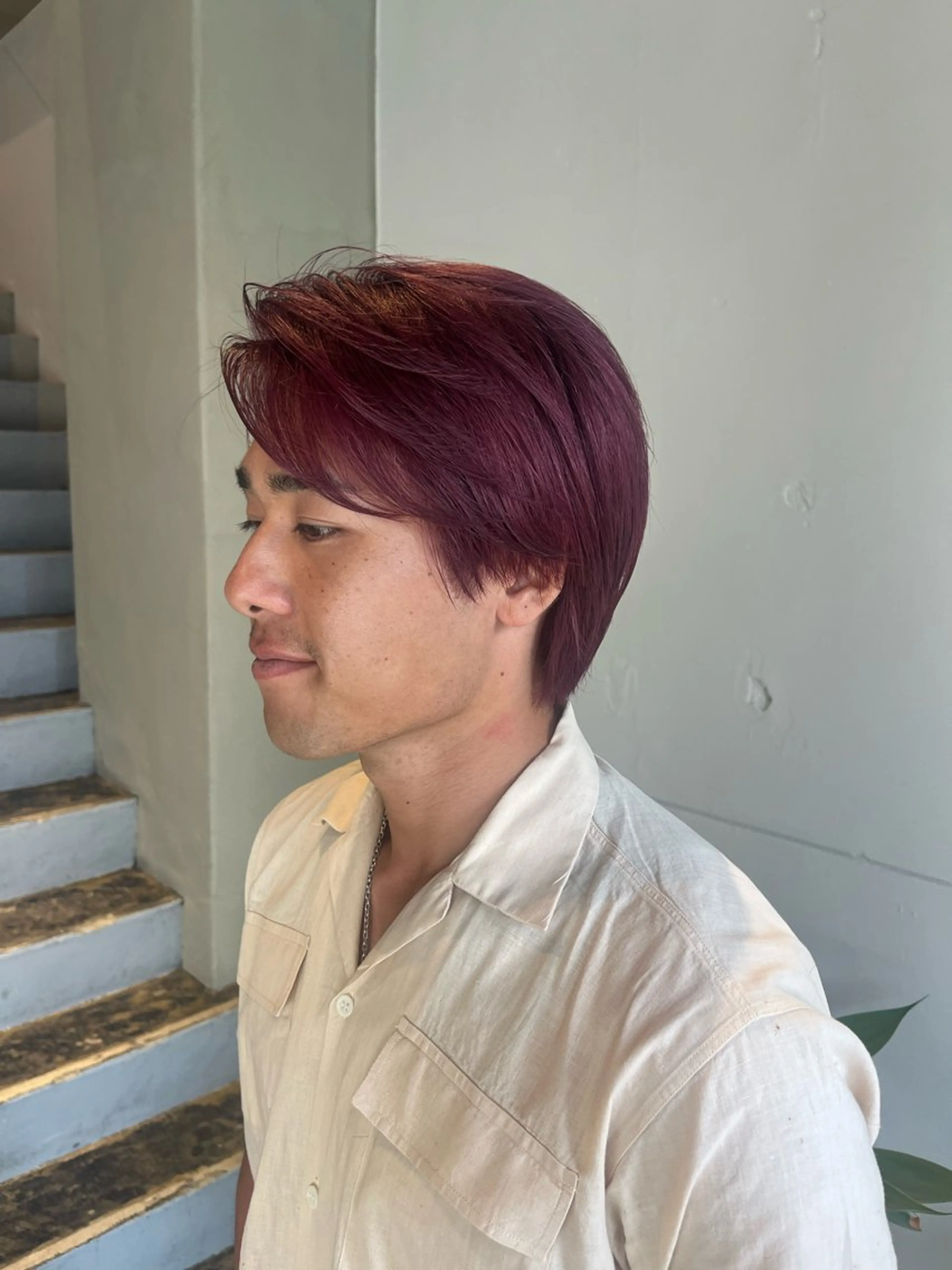 ショート カラー 藤井 美歩/赤髪のヘアスタイル