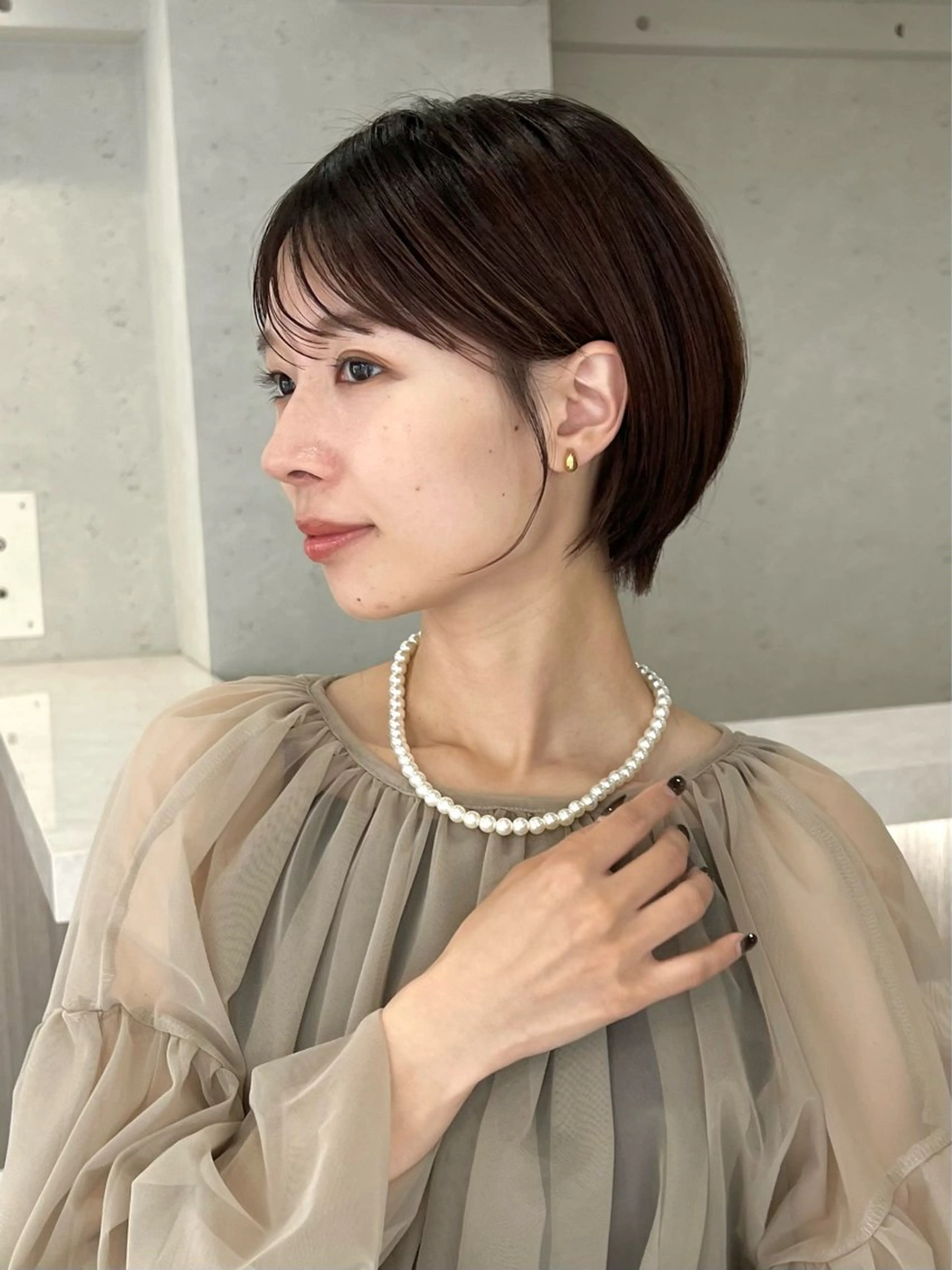 ショート 年齢悩みを全て解消/ 白髪と癖毛 松本雄光のヘアスタイル