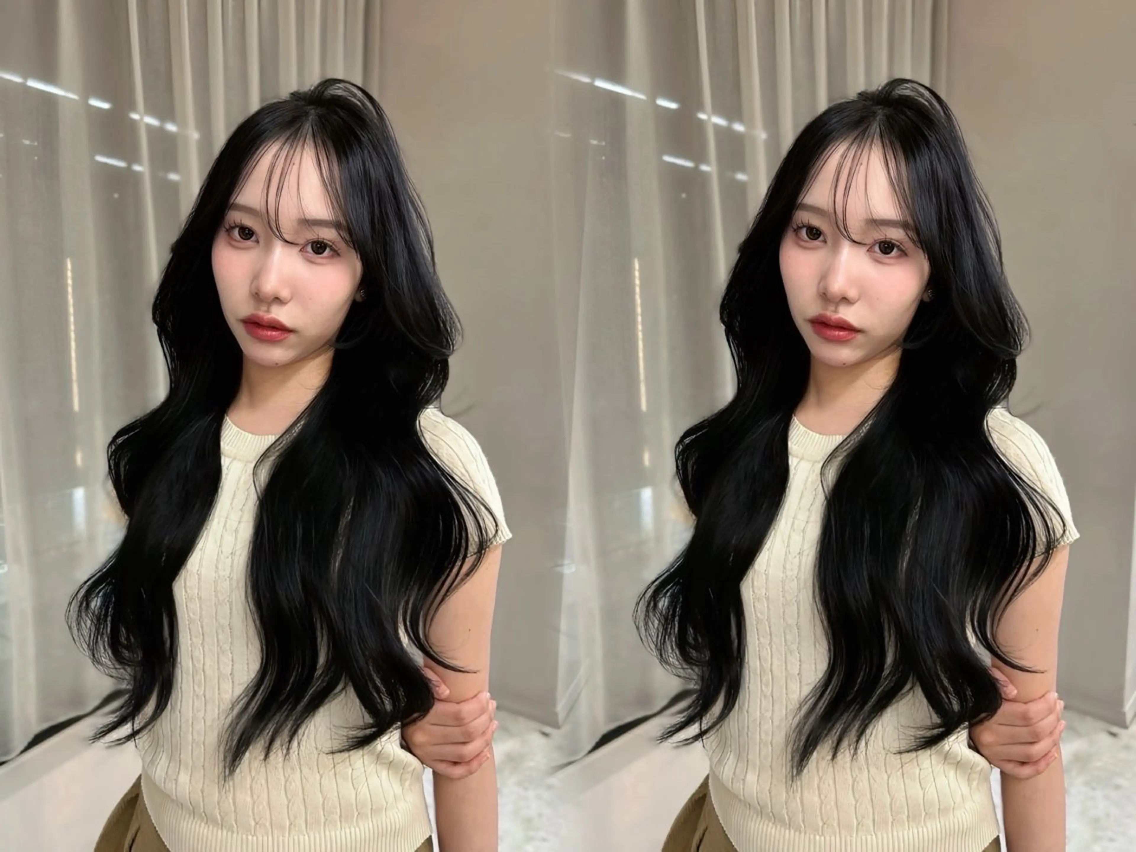 ロング ヘアカラー トリートメント 木串 楽人のヘアスタイル