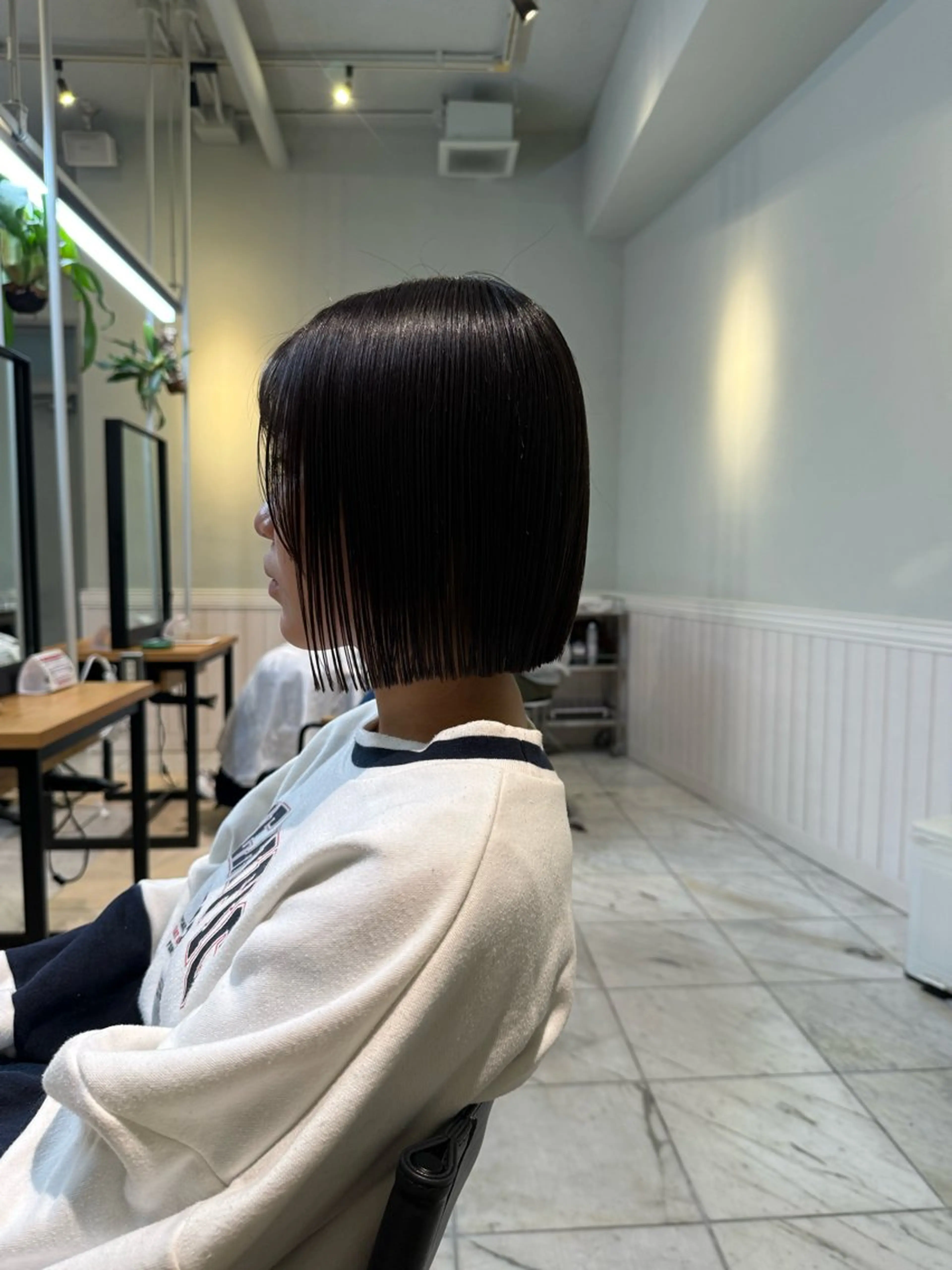 切りっぱなしボブカット＋Aujuaトリートメントの写真