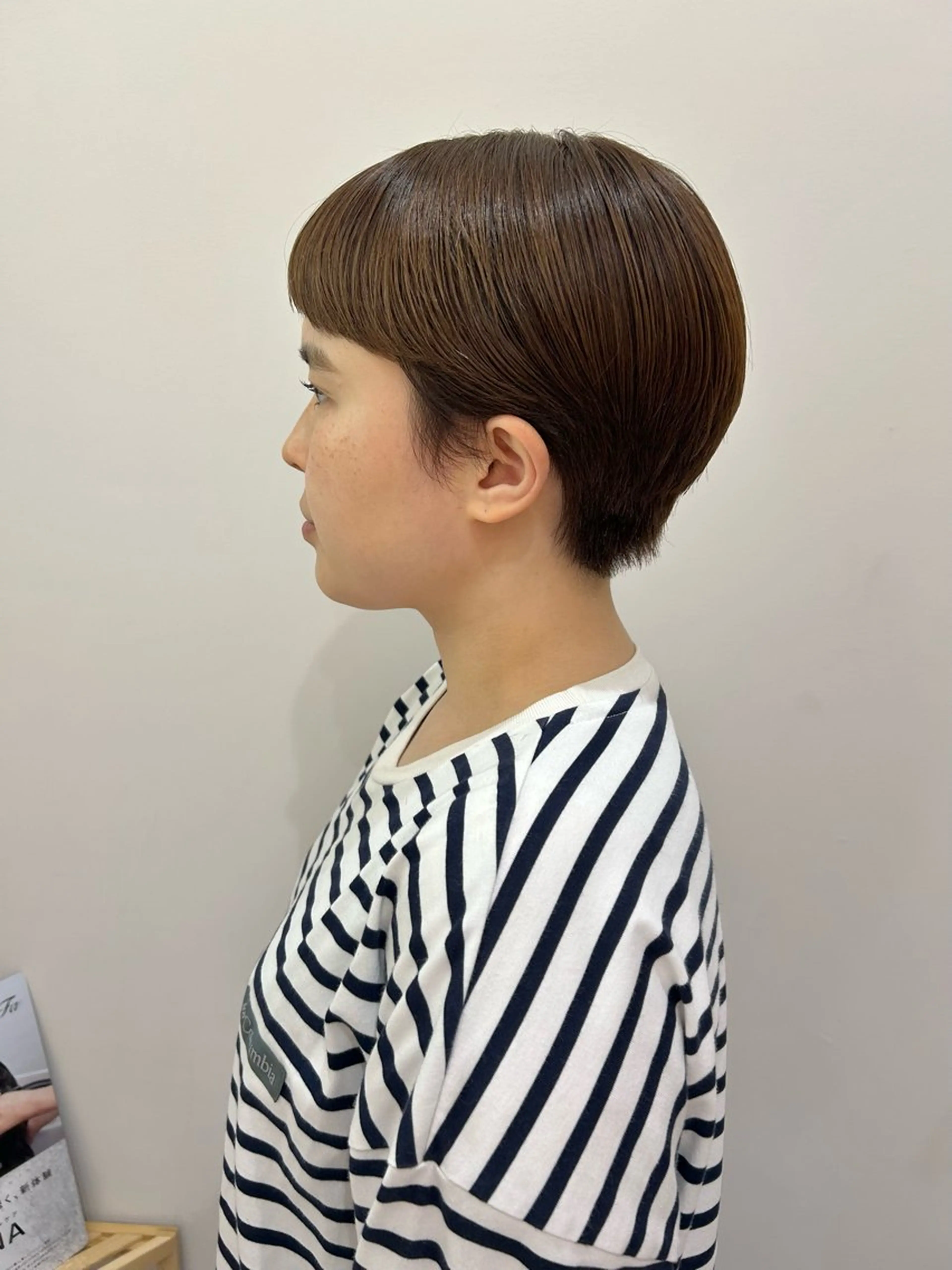 ショート カラー ベージュカラー ラベンダーカラー ラベンダーベージュ ショートヘア カット ヘアカラー トリートメント ボブレイヤー/ カラー診断/Amiのヘアスタイル